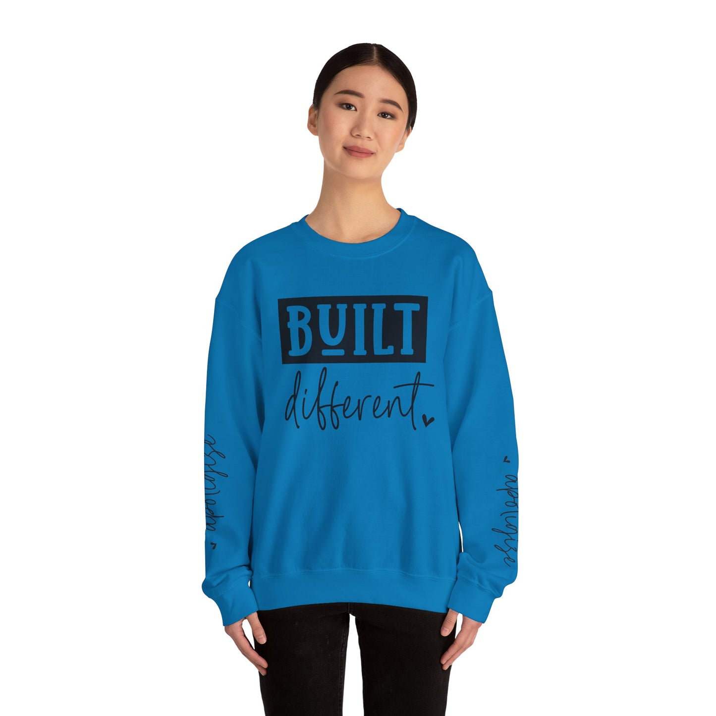 Built Different & Don't Apologise, Unisex Heavy Blend™ Crewneck Sweatshirt