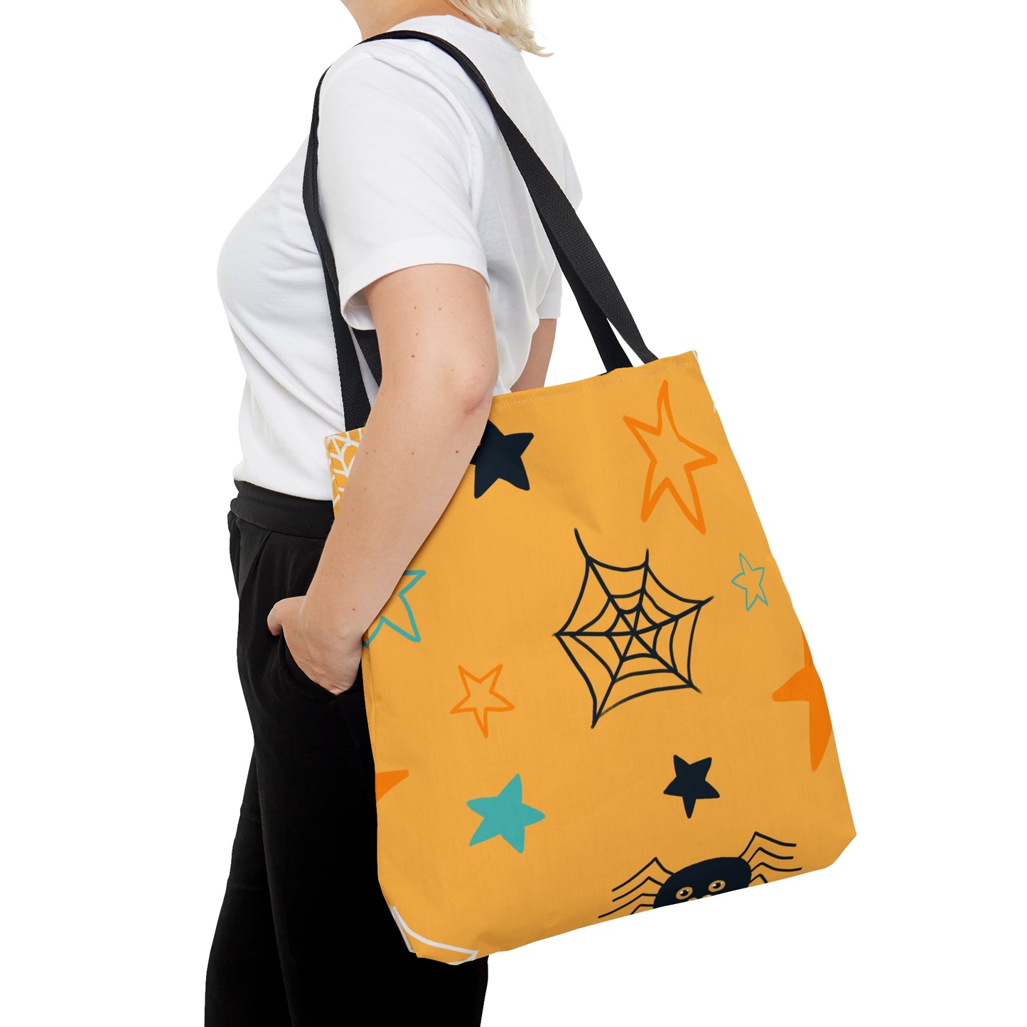 Halloween Spiders & Webs Tote Bag (AOP)