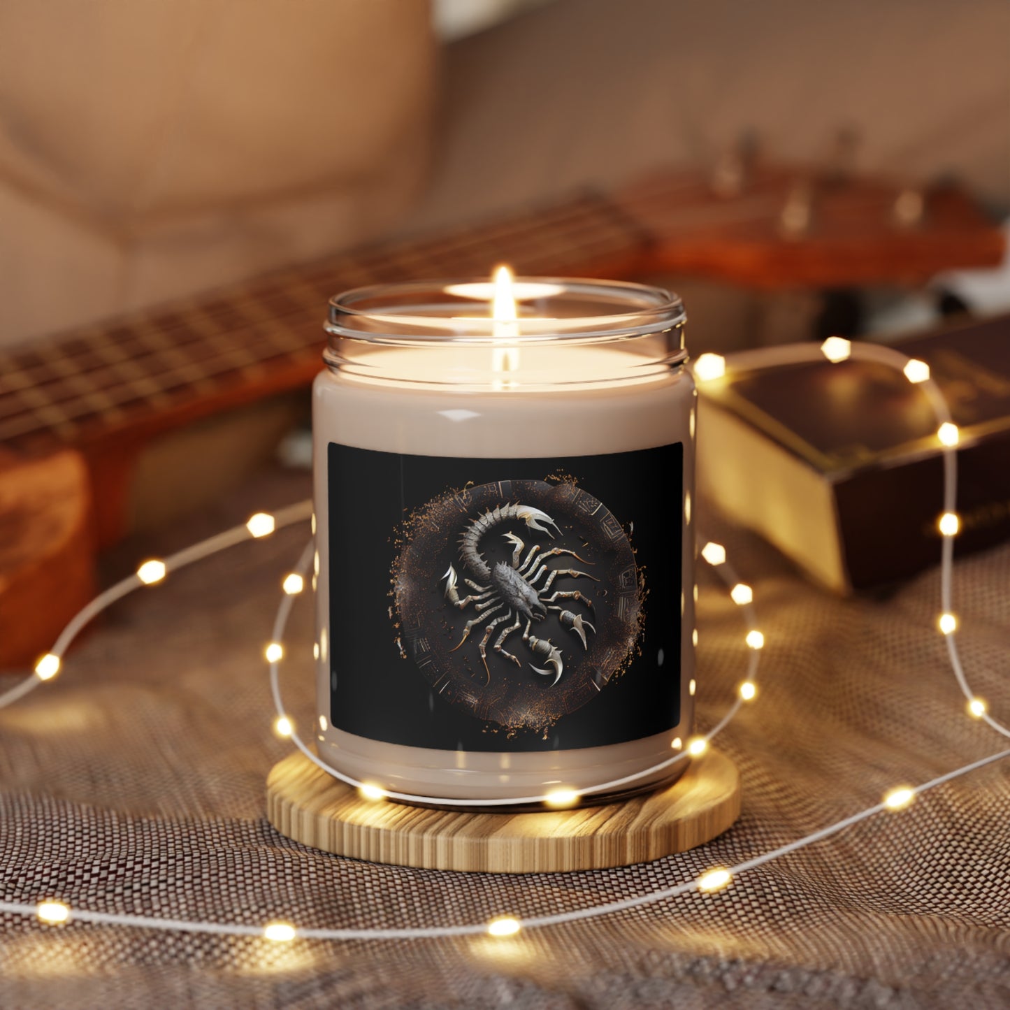 Scorpio Star Sign Soy Candle Zodiac Customized Candle Gift For Birthday