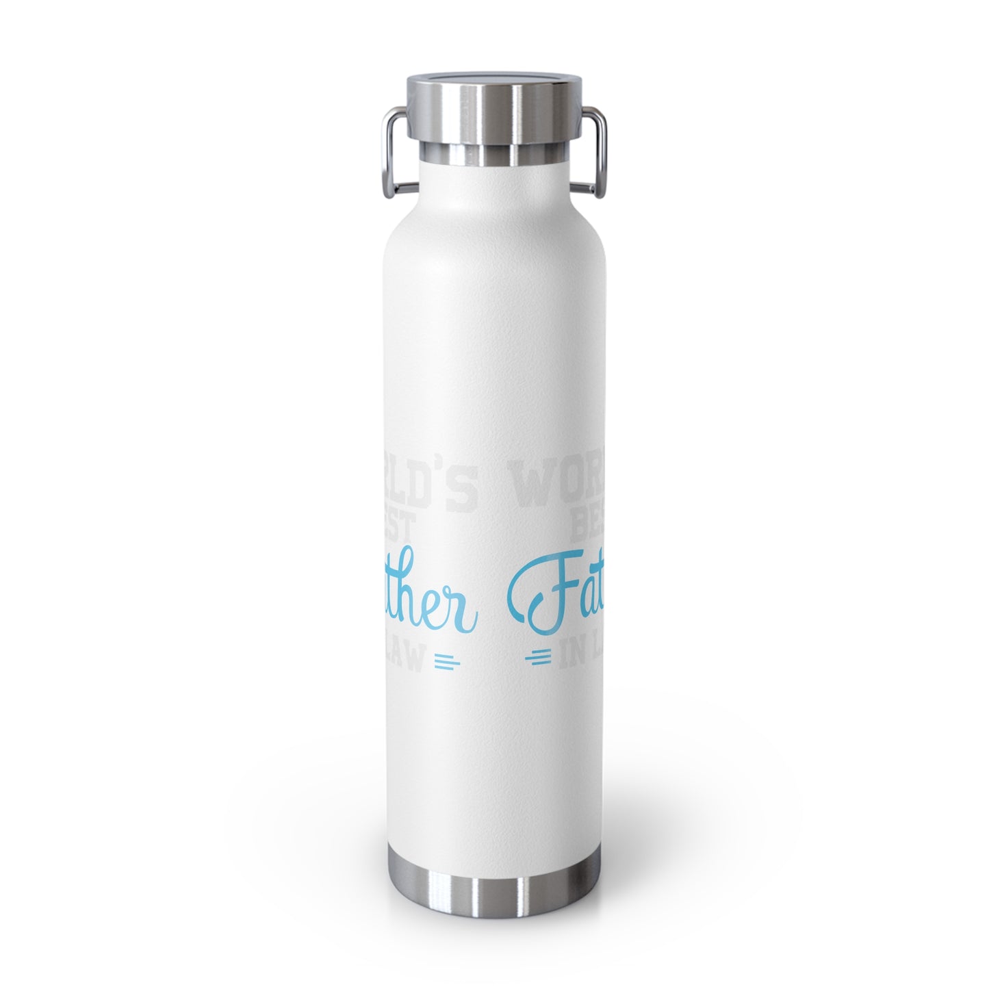 World's Best Father-In-Law Copper Vacuum Insulated Bottle, 22oz