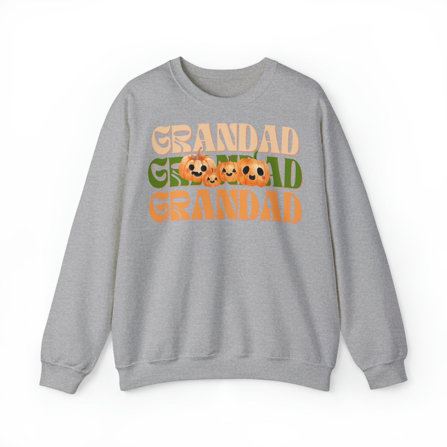 Grandad Pumpkin Unisex Heavy Blend™ Crewneck Sweatshirt