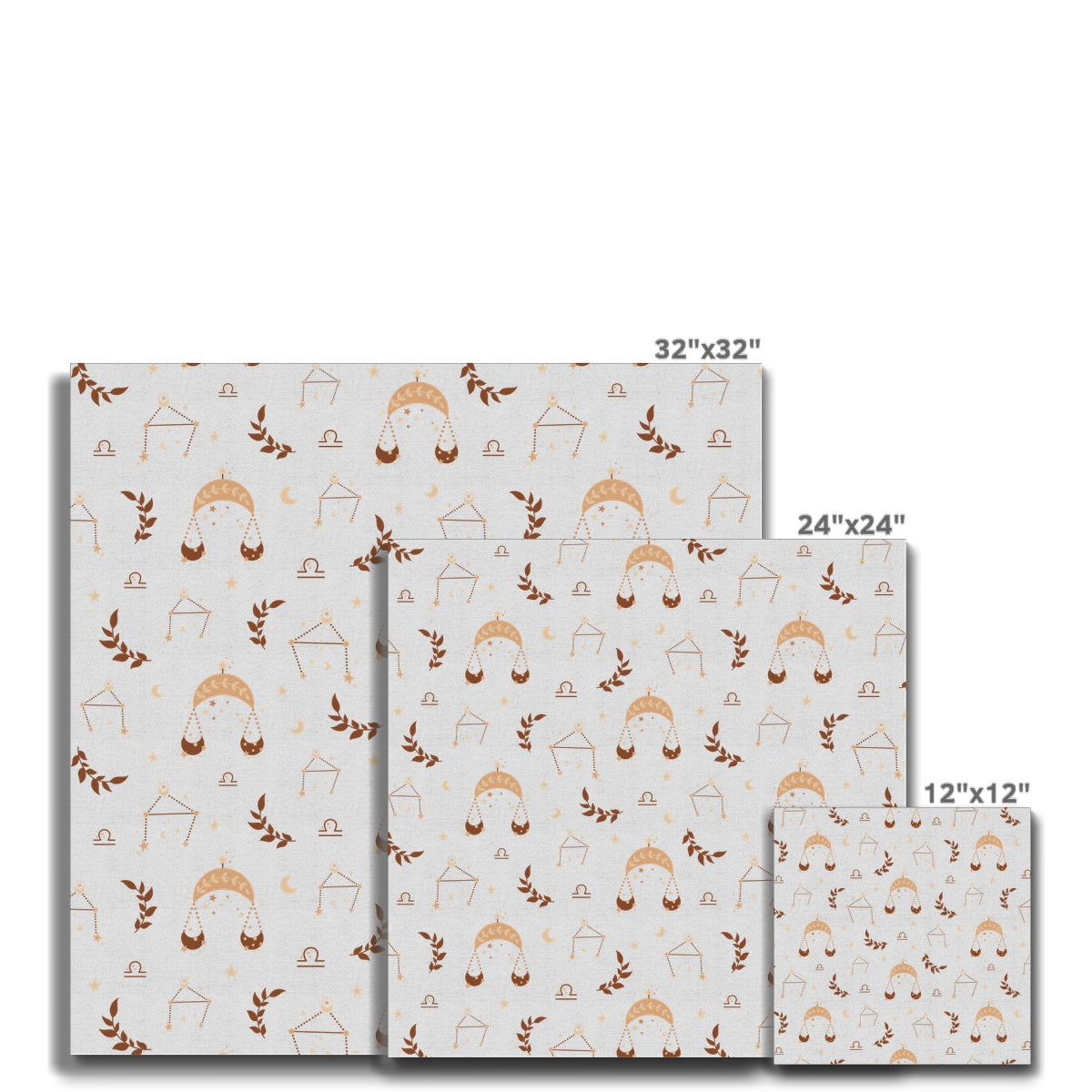 Libra Pattern Canvas