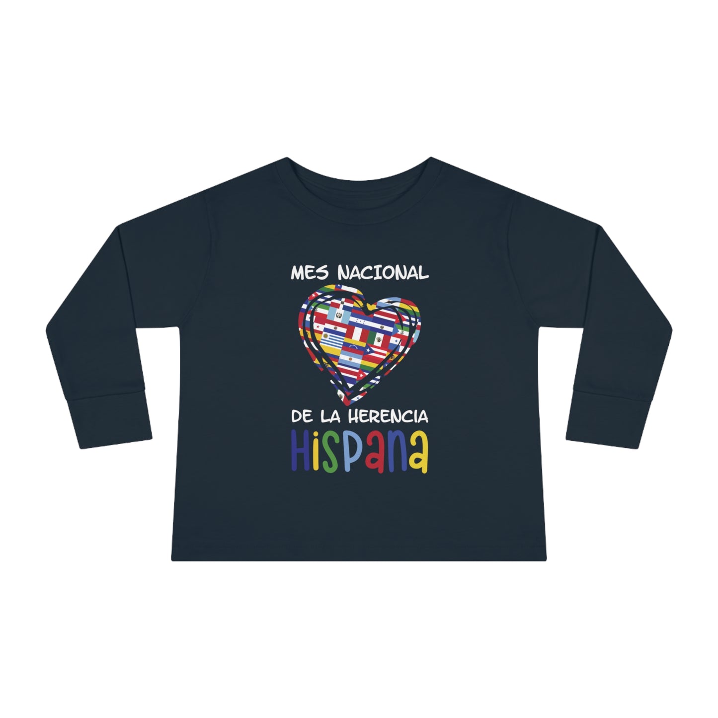 Hispanic Heritage Month Toddler Long Sleeve Tee