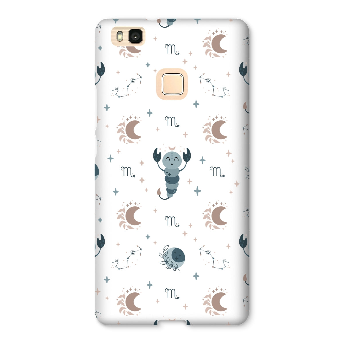 Scorpio Pattern Snap Phone Case