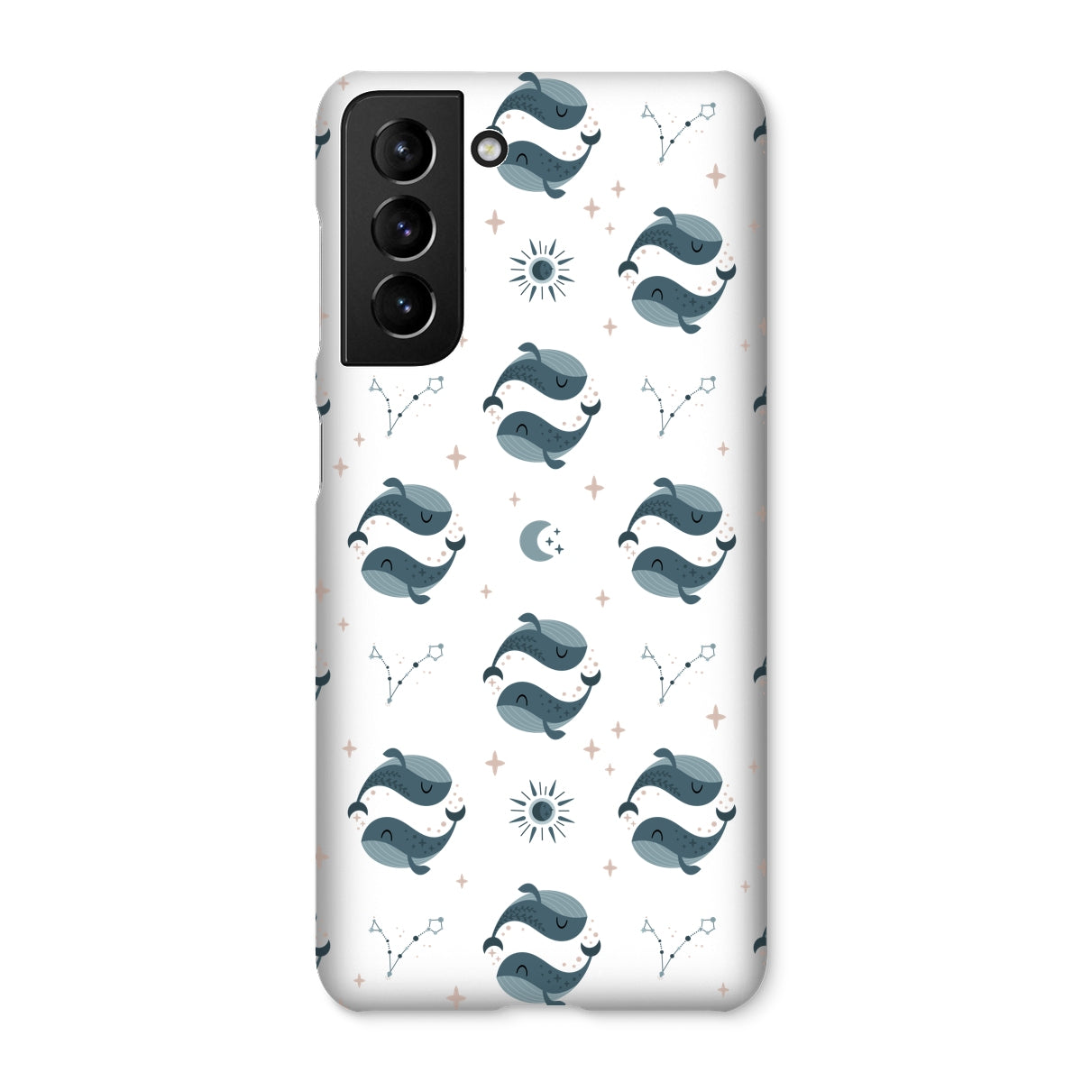 Pisces Pattern Snap Phone Case