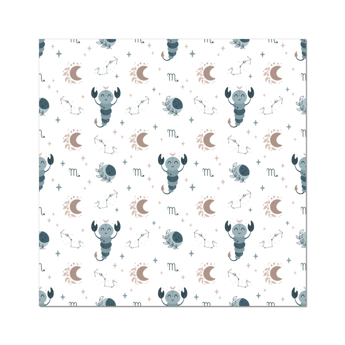 Scorpio Pattern Rolled Eco Canvas