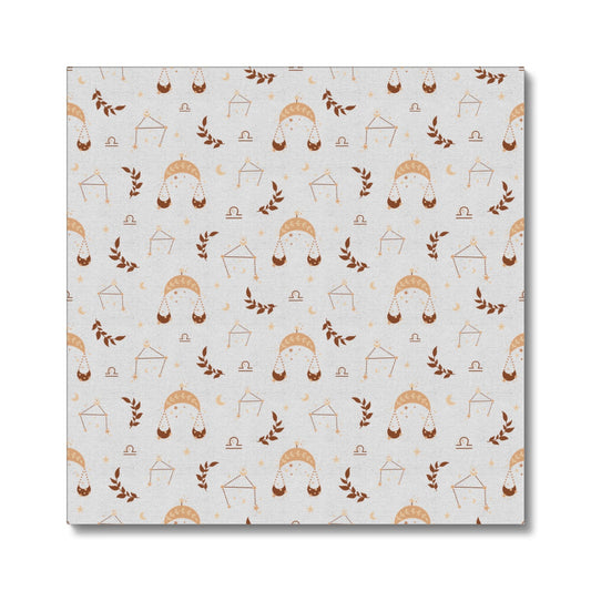 Libra Pattern Canvas