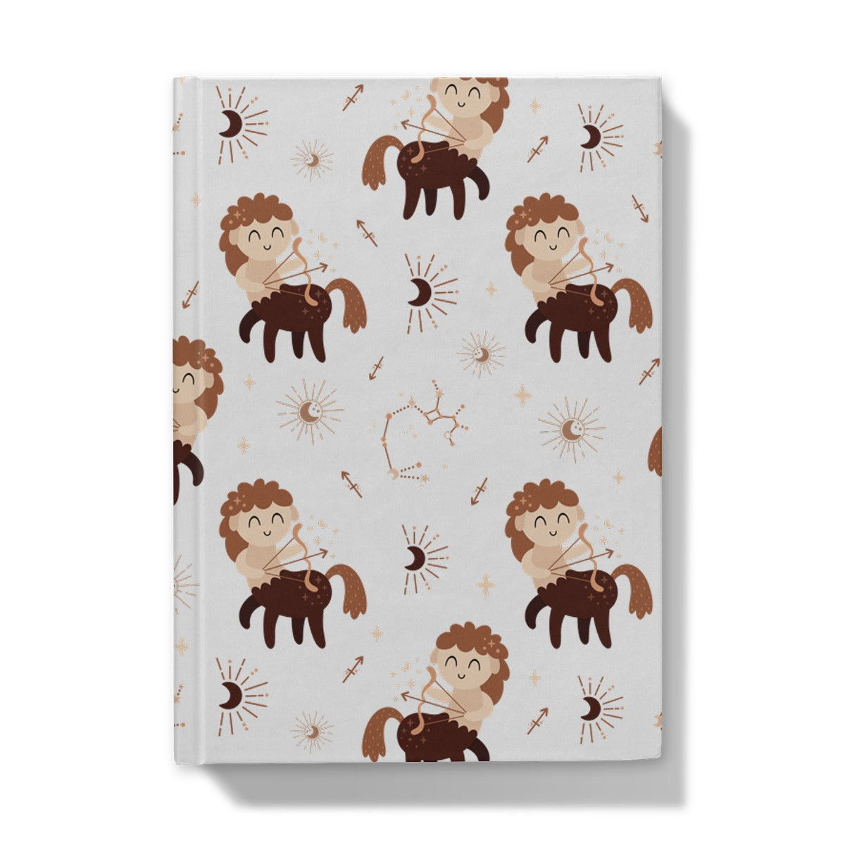 Sagittarius Pattern Hardback Journal