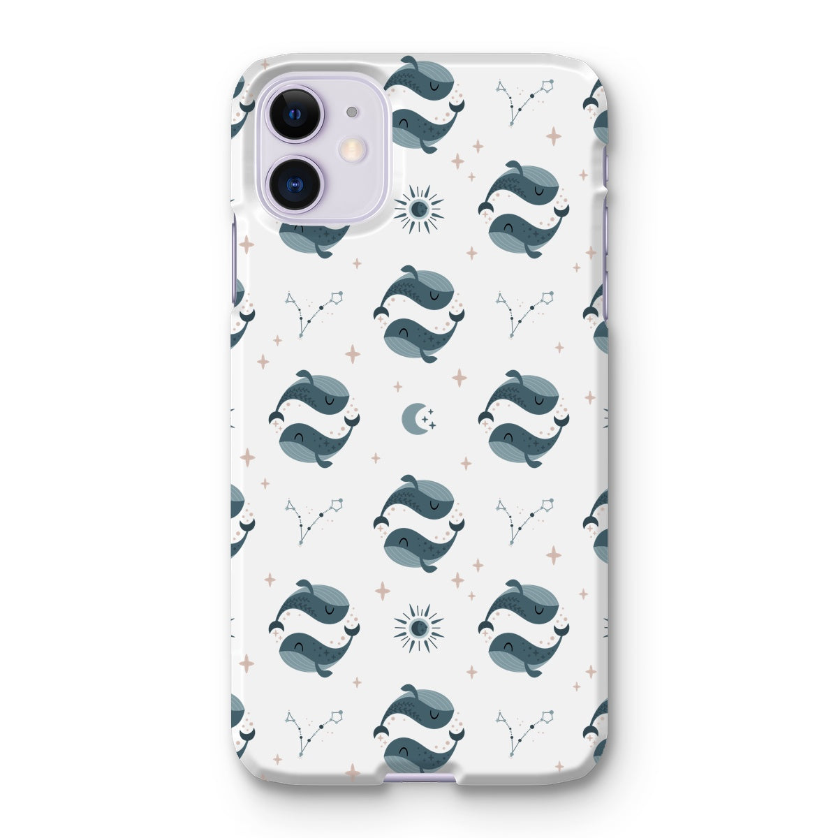 Pisces Pattern Snap Phone Case