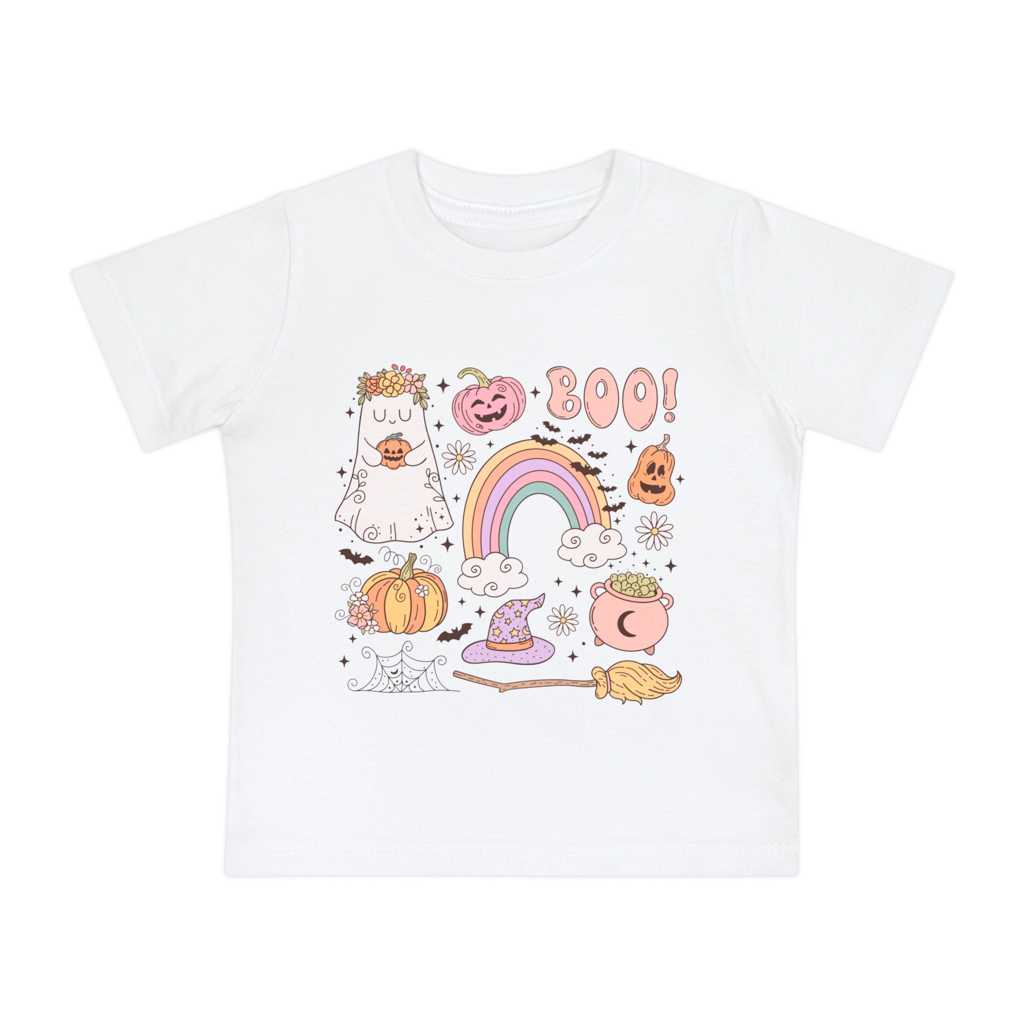 Boo Halloween Baby Short Sleeve T-Shirt