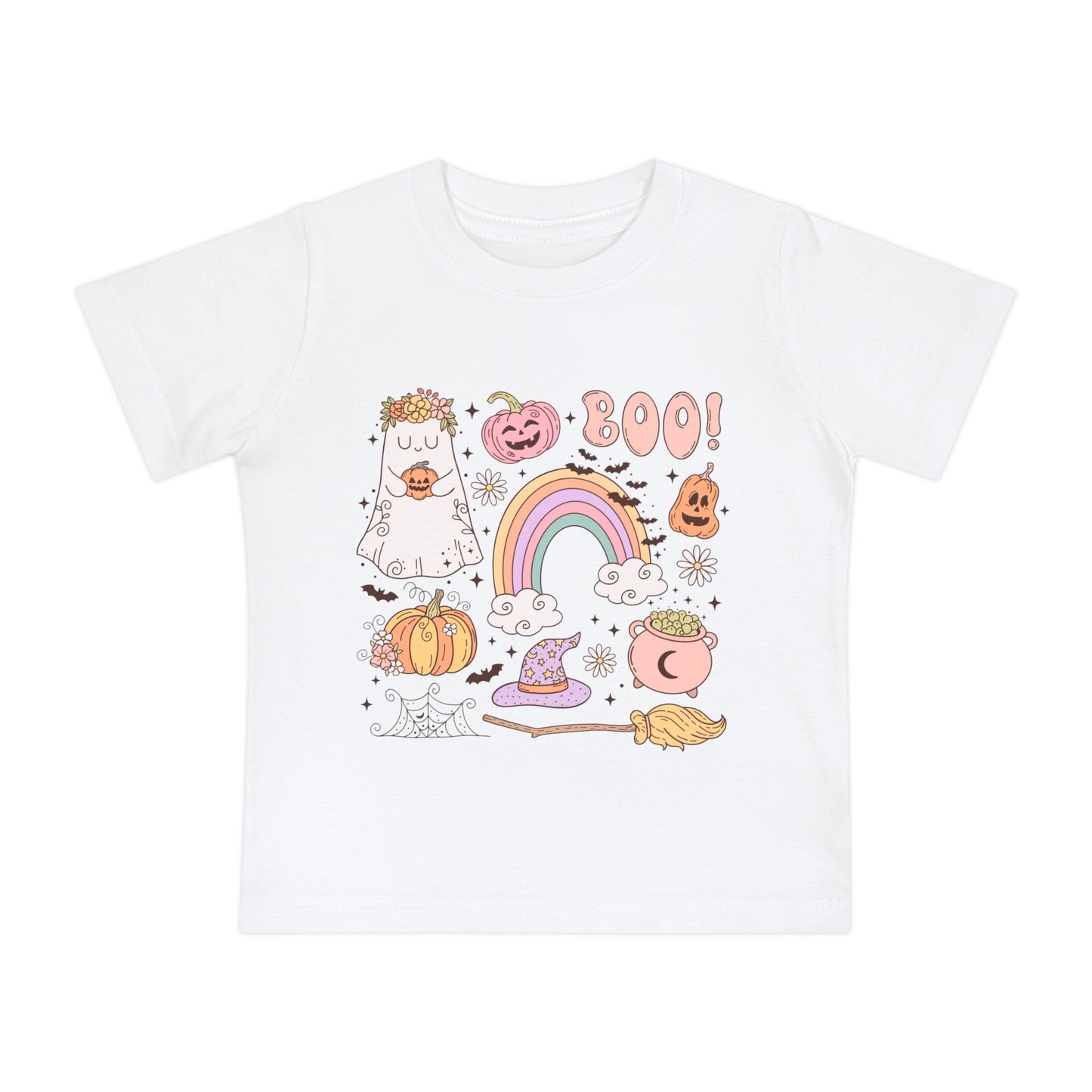 Boo Halloween Baby Short Sleeve T-Shirt