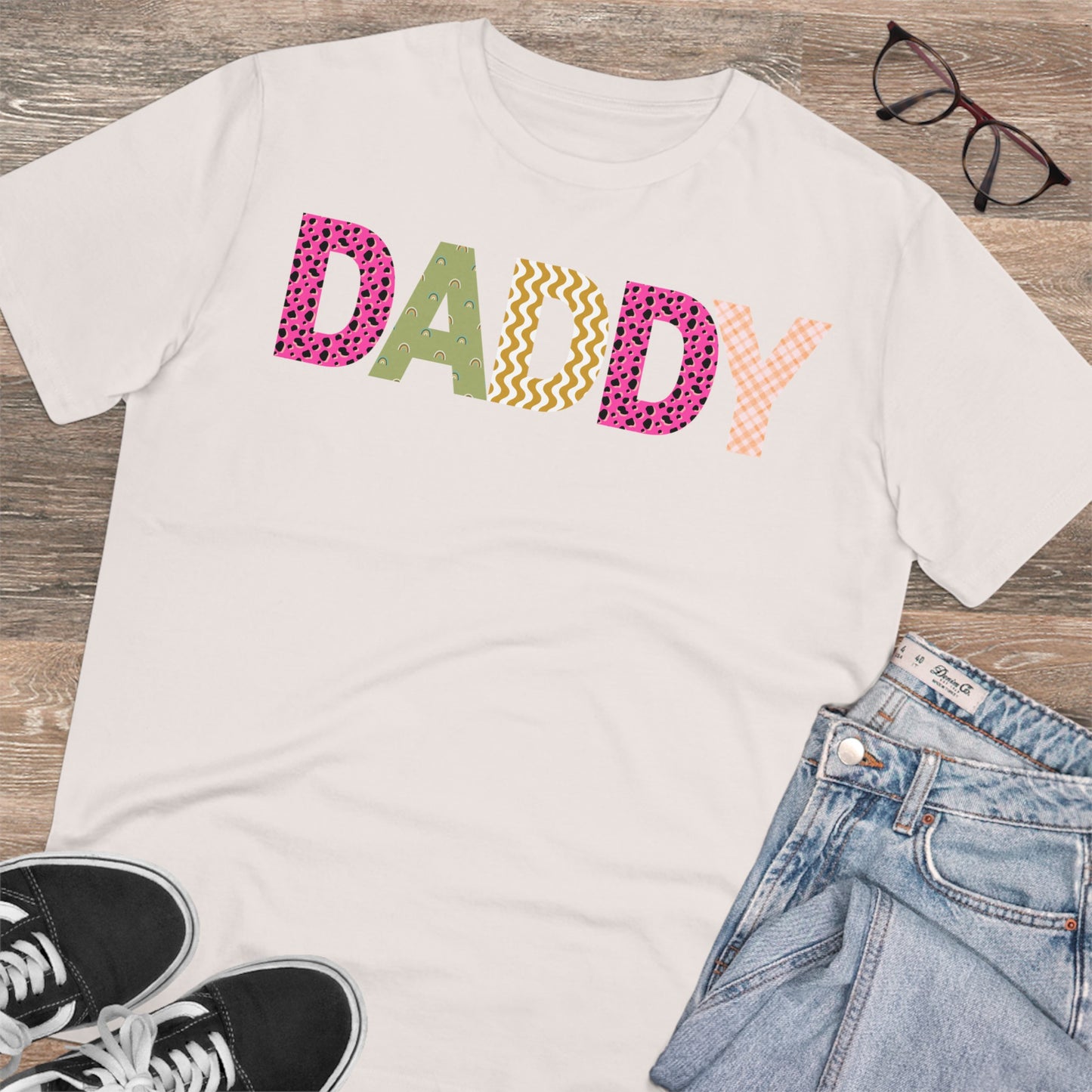 Daddy, Daddy T-shirt, Daddy Tee, Daddy & Me Tee, Organic Creator T-shirt - Unisex