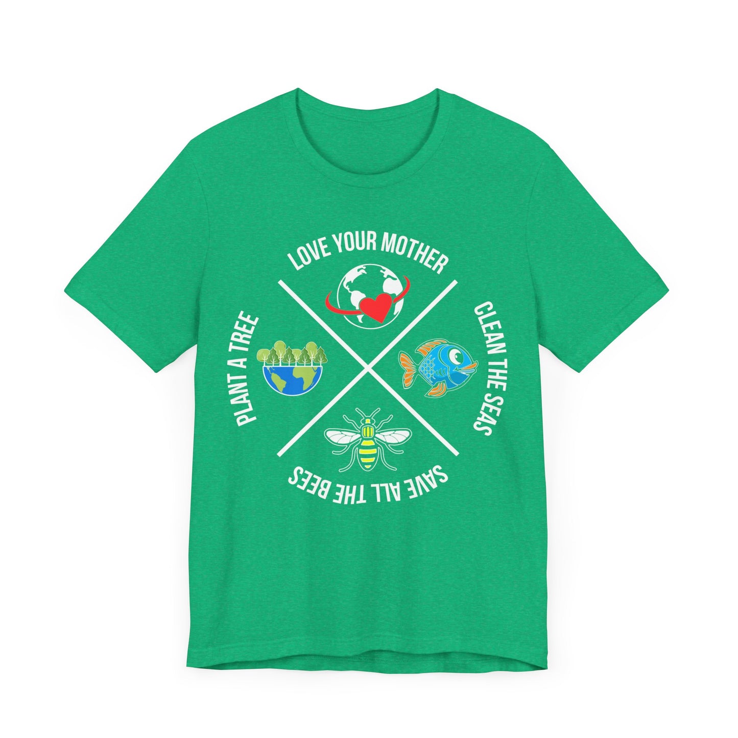 Plant A Tree Shirt, Clean The Seas Tee, Save The Bees Shirt, Love Your Mother T-Shirt, Earth Day Shirt, Earth Day Gift, Save The Planet Tee, Unisex Tee