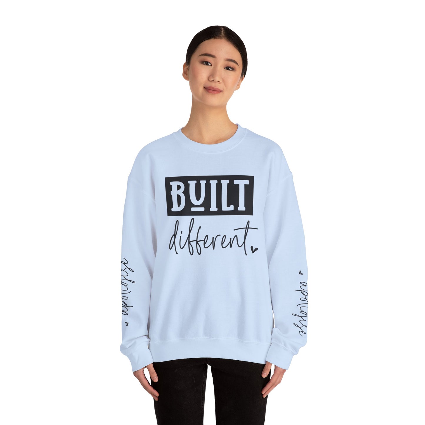 Built Different & Don't Apologise, Unisex Heavy Blend™ Crewneck Sweatshirt