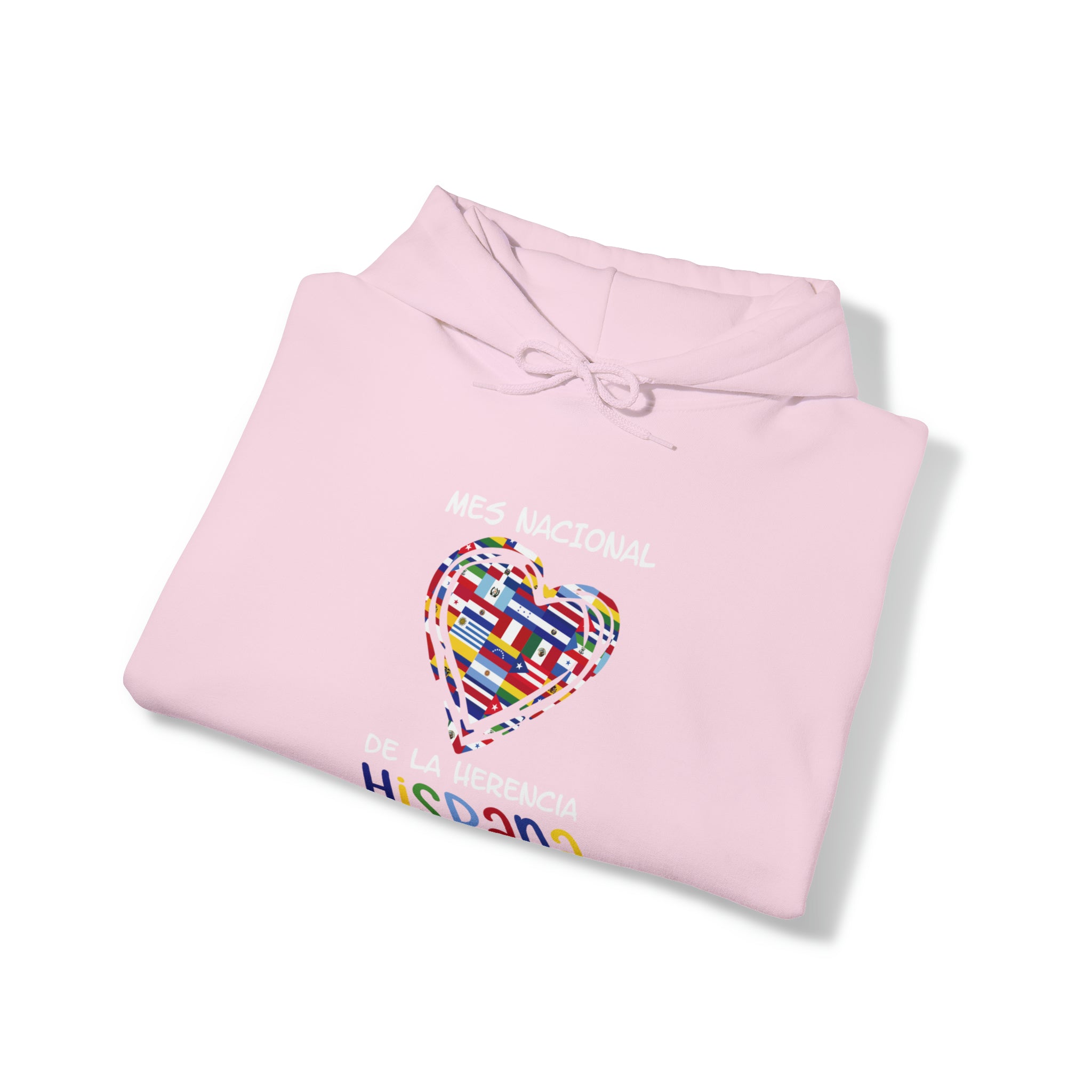 Mes Nacional Heart - Hispanic Heritage Month Unisex Hoodie