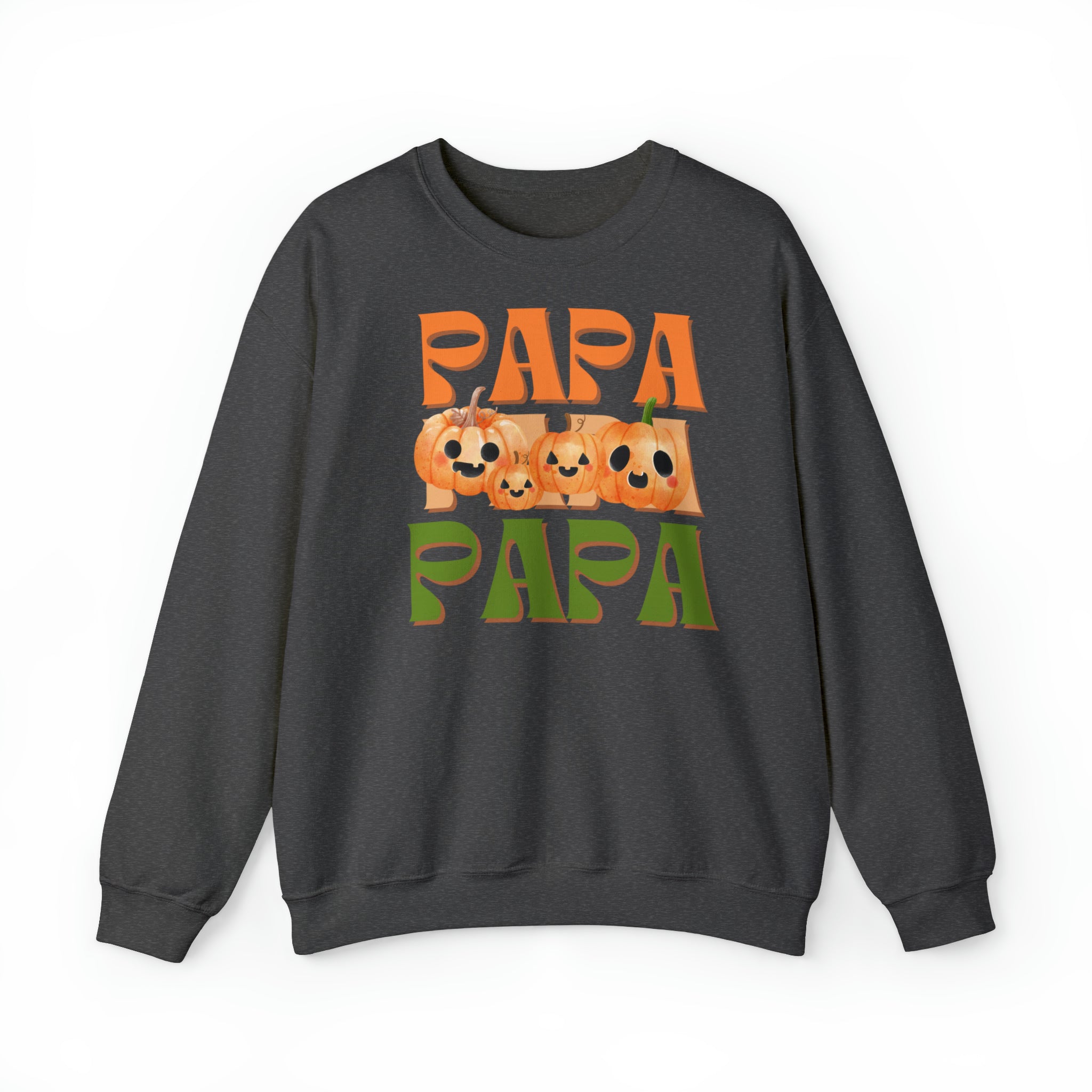 Papa Pumpkin Unisex Heavy Blend™ Crewneck Sweatshirt