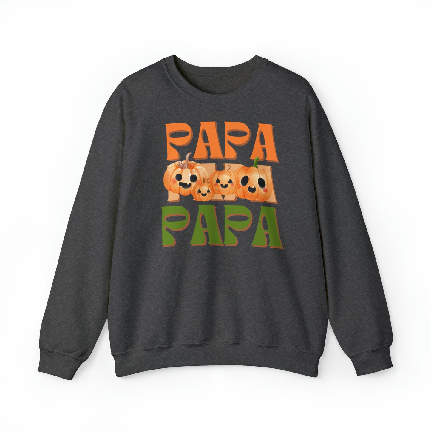 Papa Pumpkin Unisex Heavy Blend™ Crewneck Sweatshirt