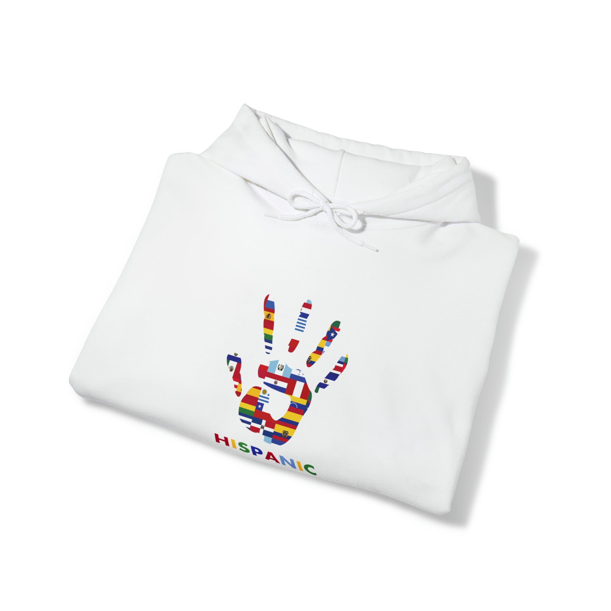Flag Handprint - Hispanic Heritage Month Unisex Hoodie