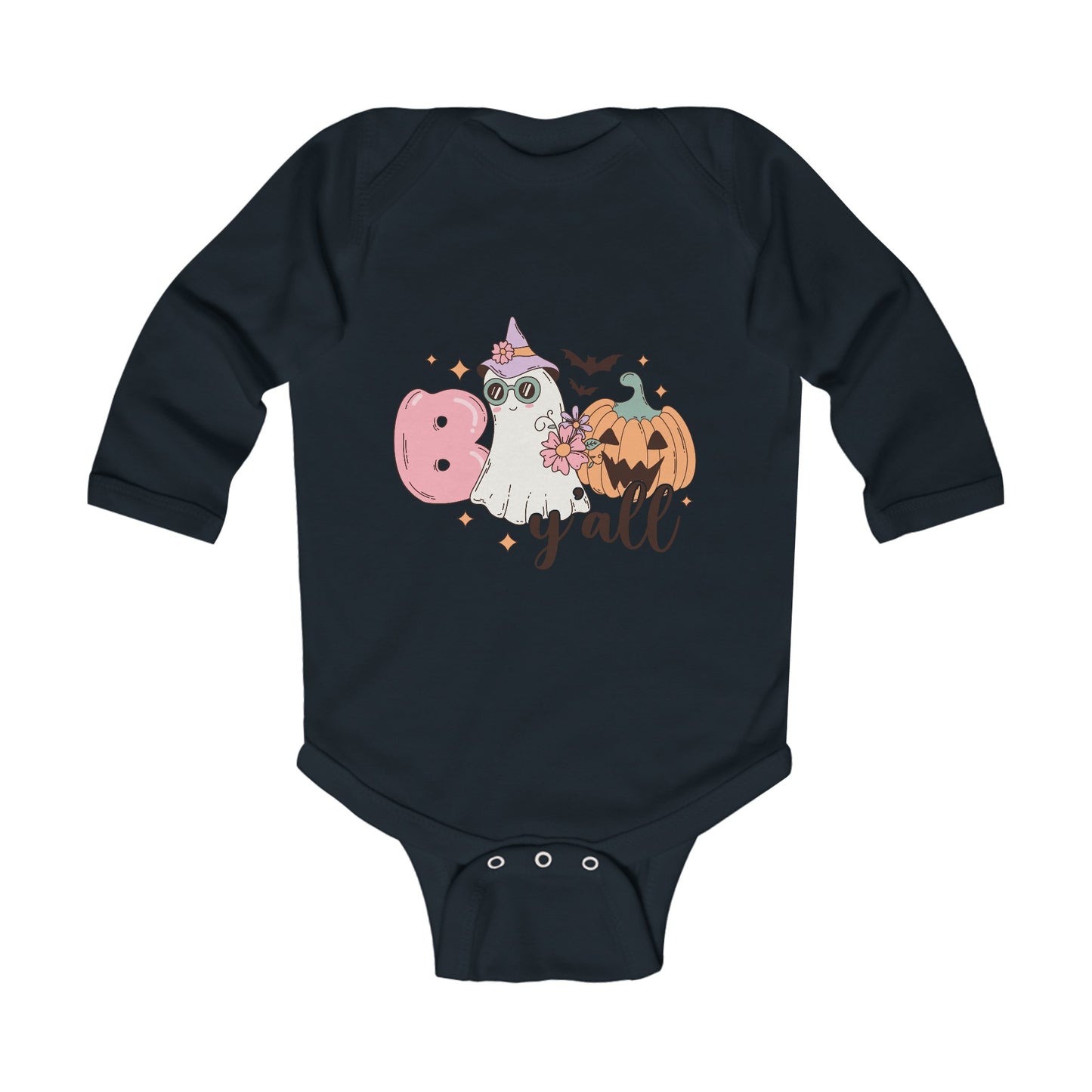 Boo Y All  Infant Long Sleeve Bodysuit