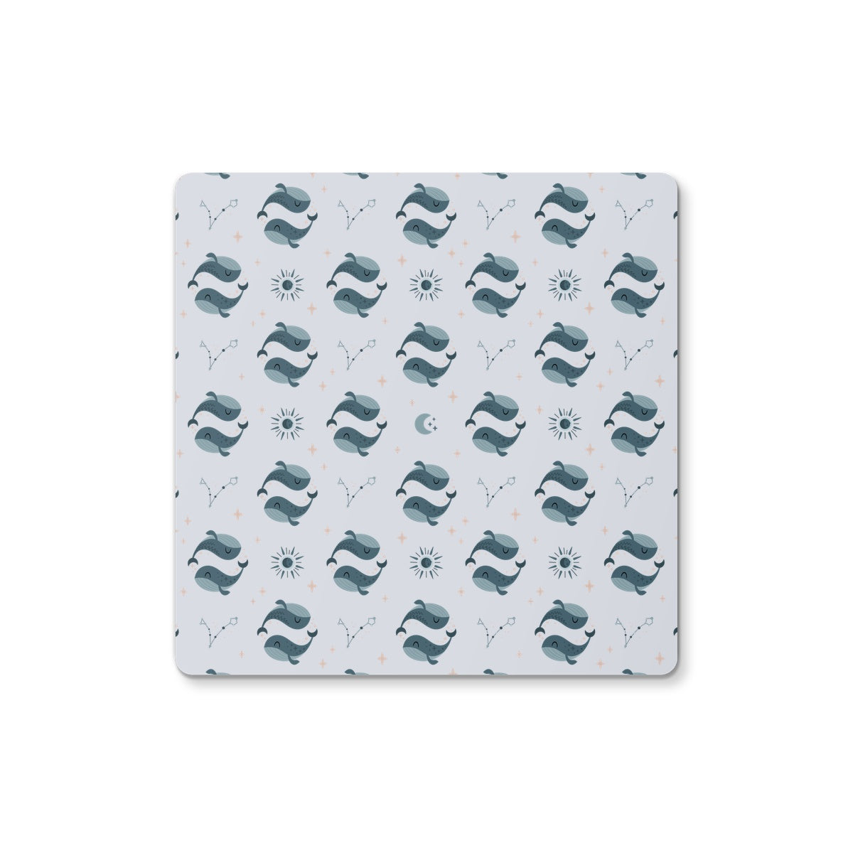 Pisces Pattern Coaster