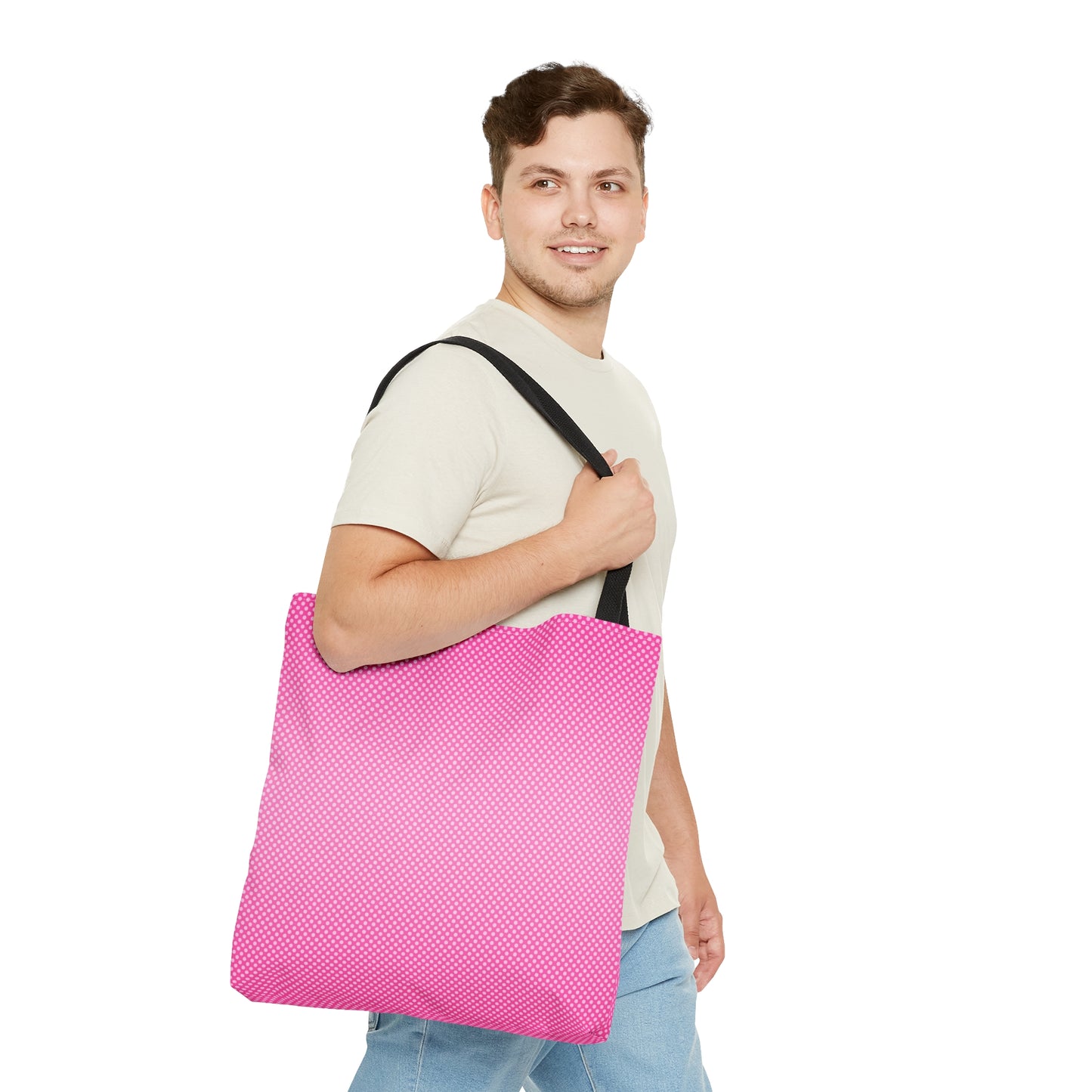 Pink Breast Cancer Awareness Tote Bag