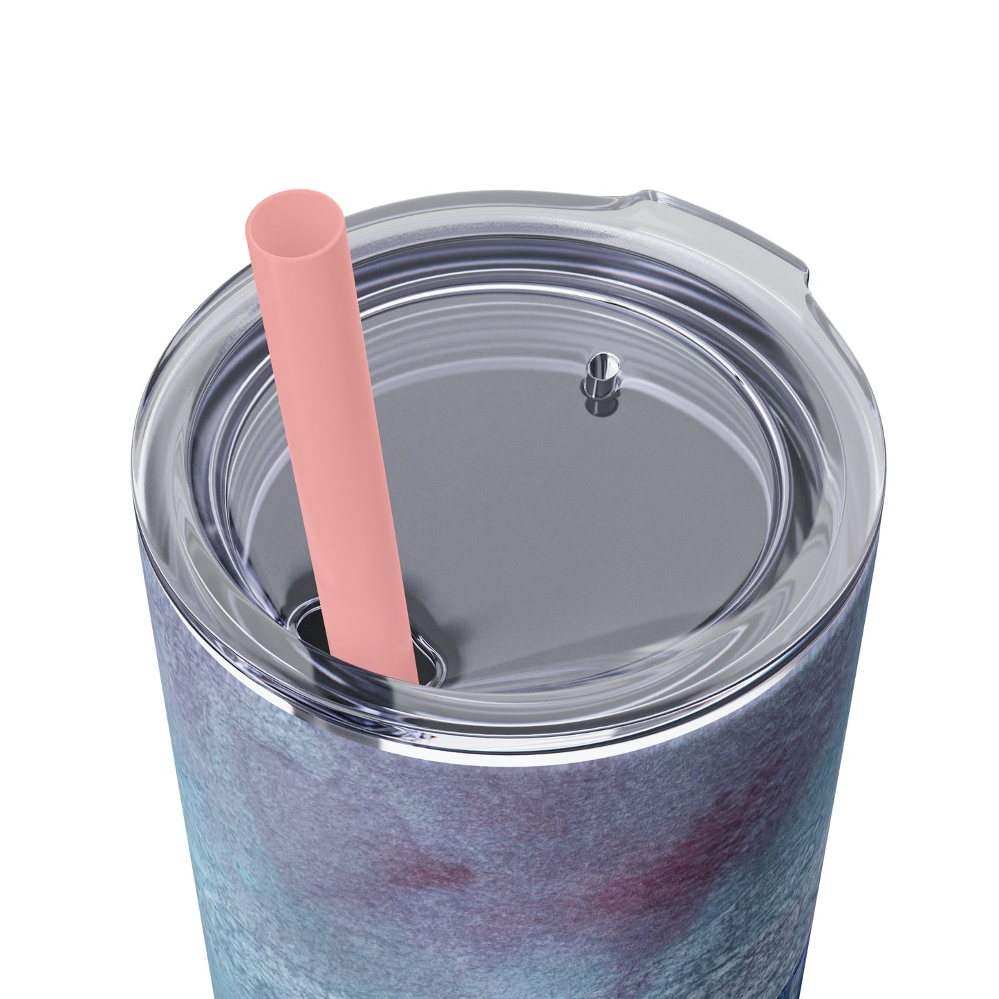 Feasting For Two Skinny Tumbler with Straw, 20oz