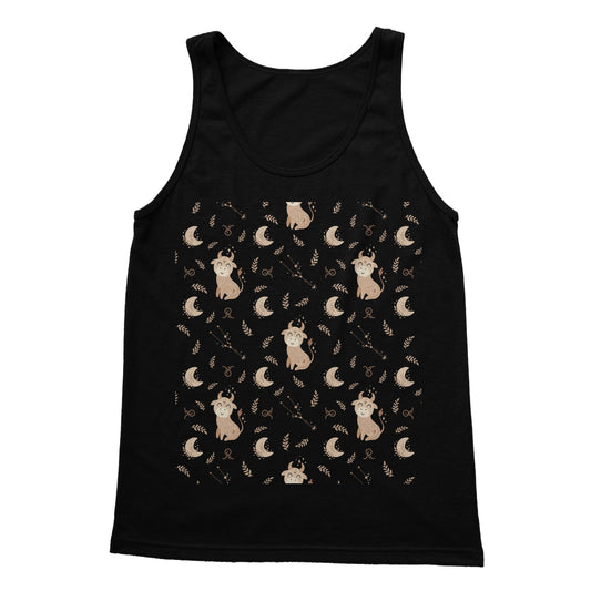 Taurus Pattern Softstyle Tank Top