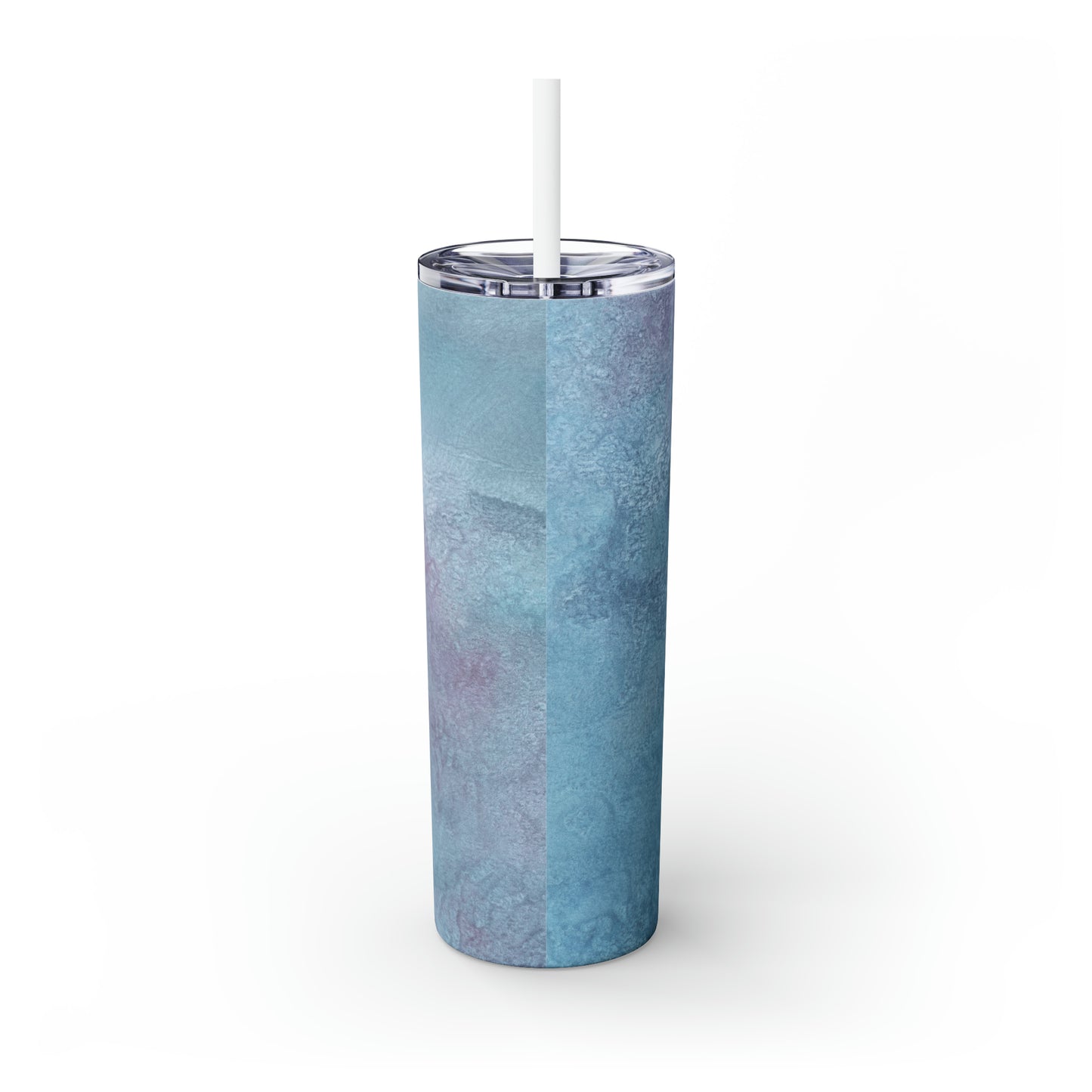 Feasting For Two Skinny Tumbler with Straw, 20oz