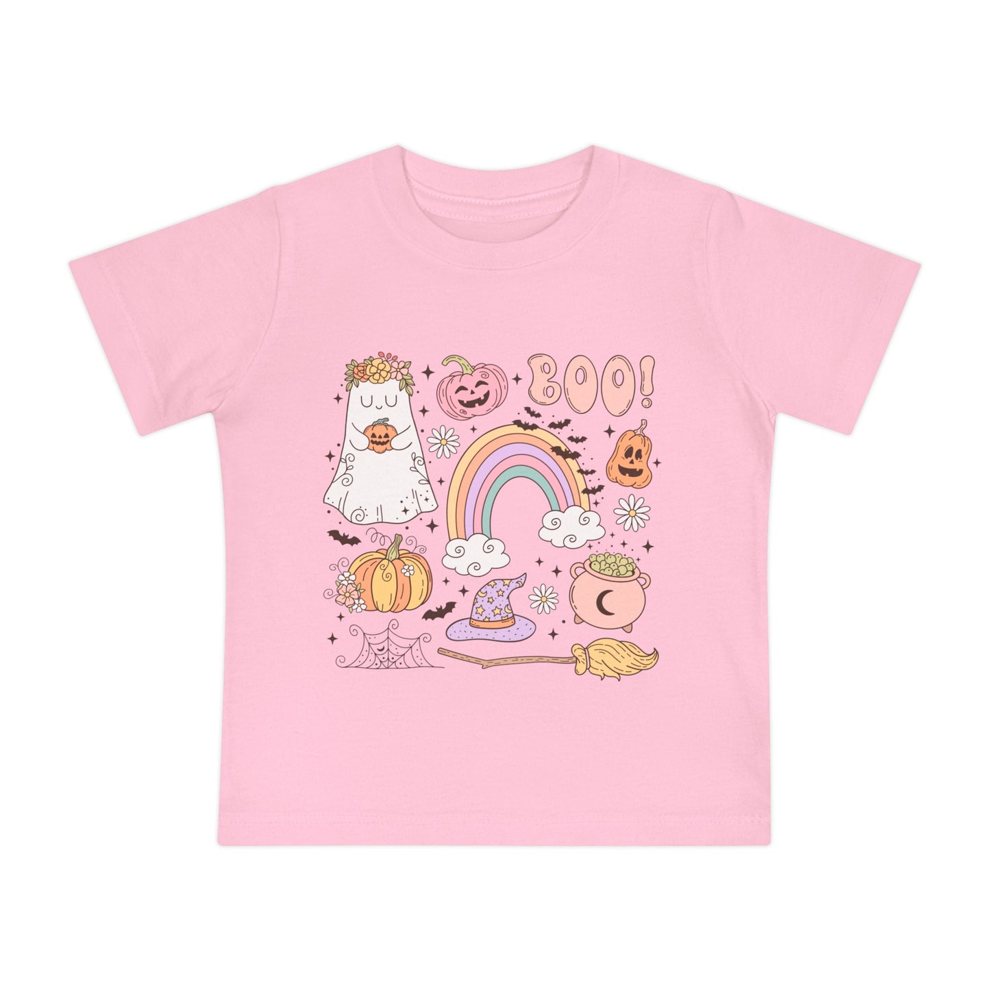 Boo Halloween Baby Short Sleeve T-Shirt