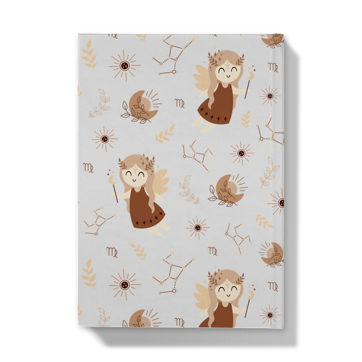 Virgo Pattern Hardback Journal