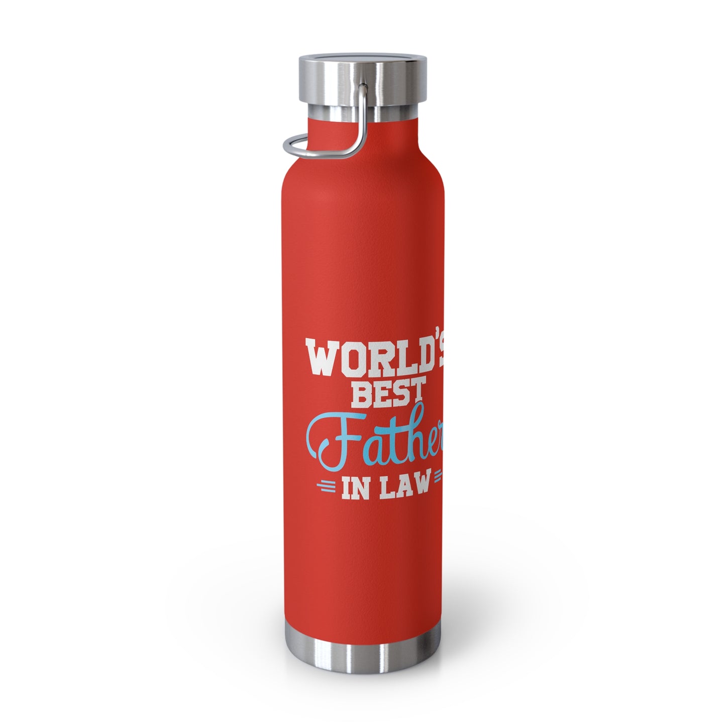 World's Best Father-In-Law Copper Vacuum Insulated Bottle, 22oz