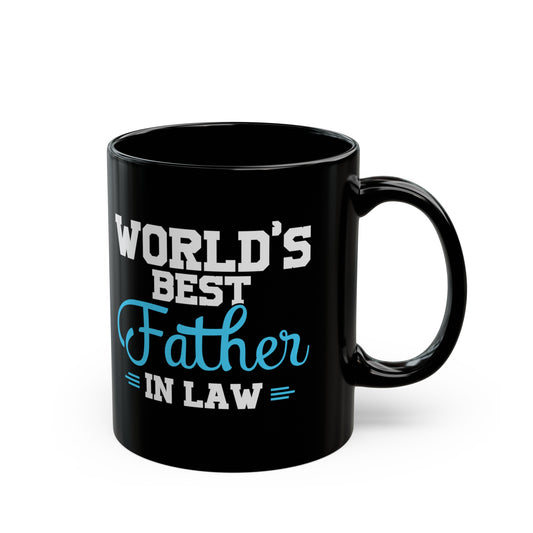World's Best Father-In-Law 11oz Black Mug