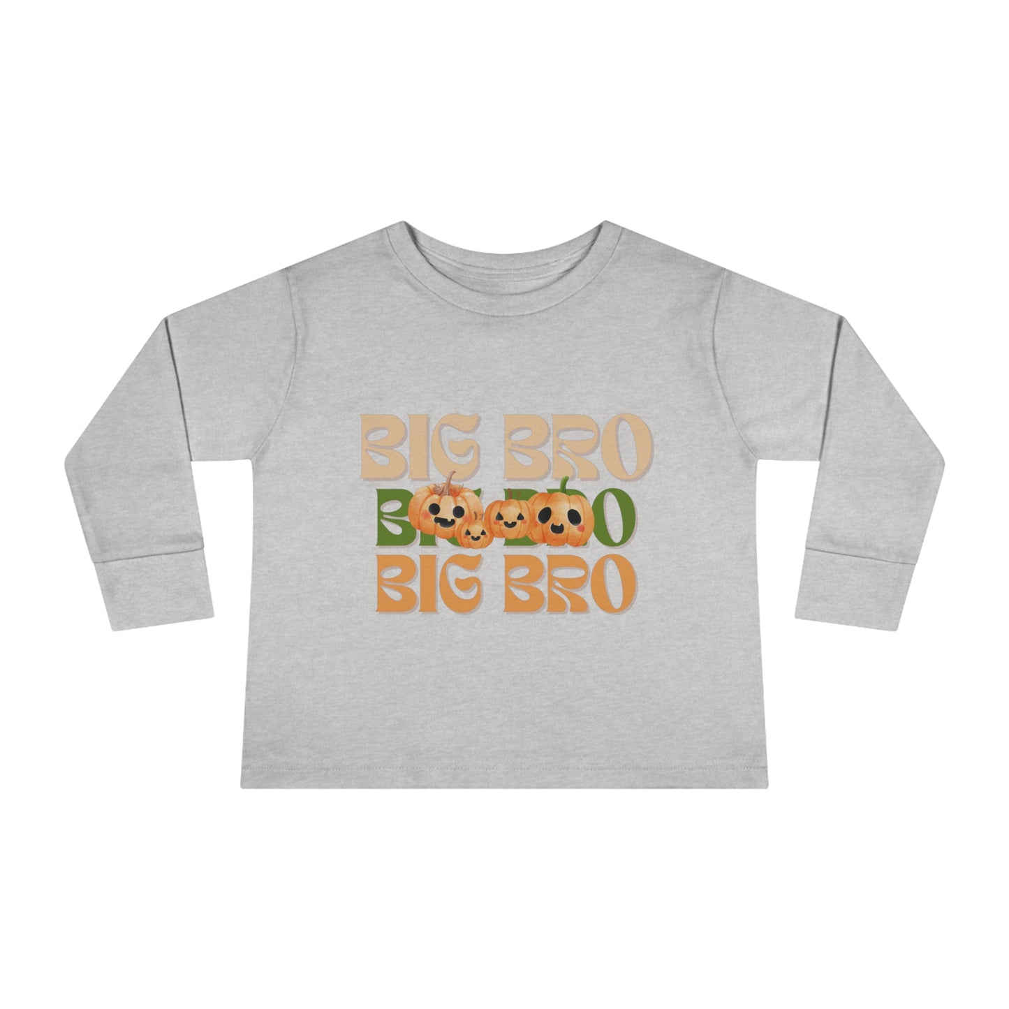 Big Bro Pumpkin Toddler Long Sleeve Tee