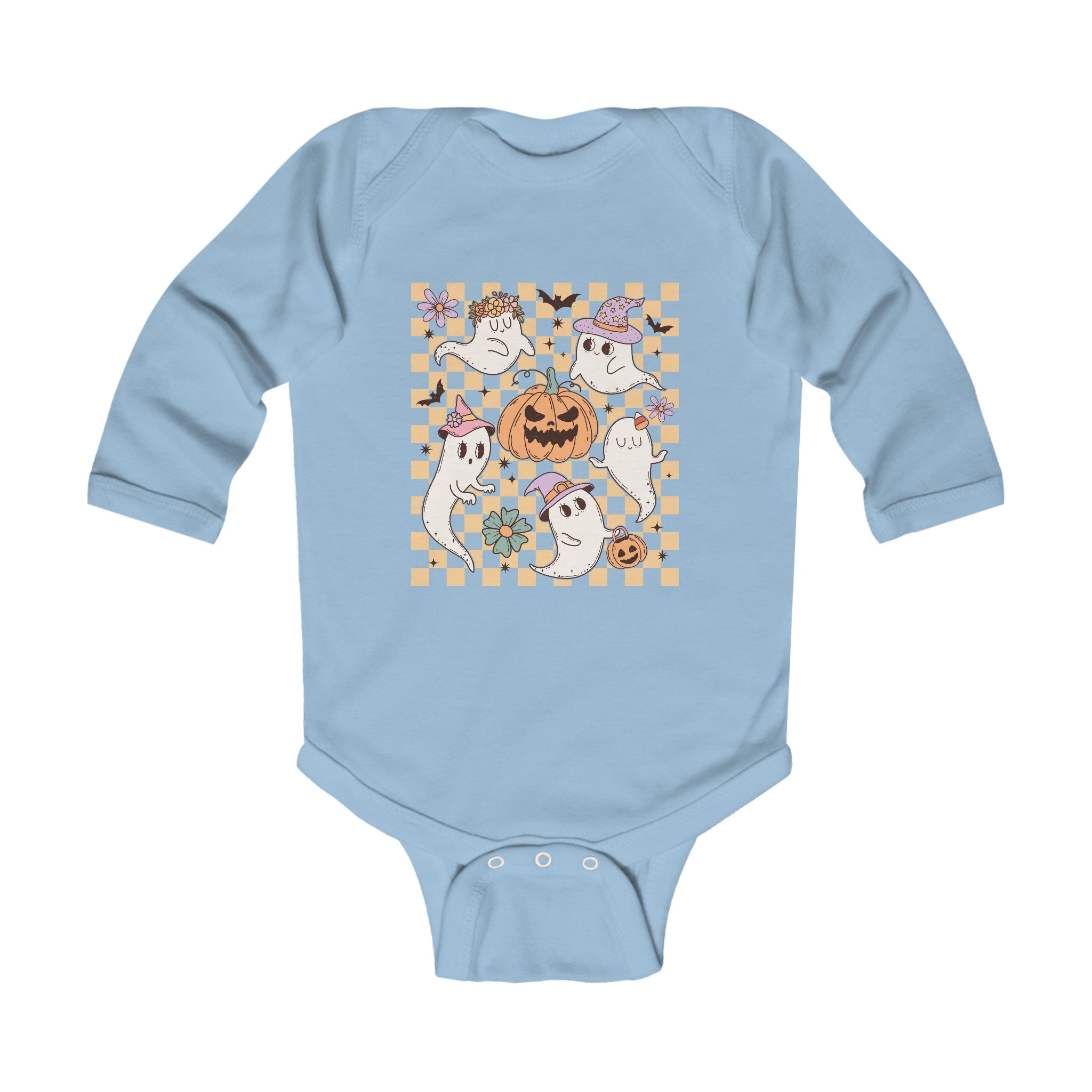 Halloween Ghosts Infant Long Sleeve Bodysuit