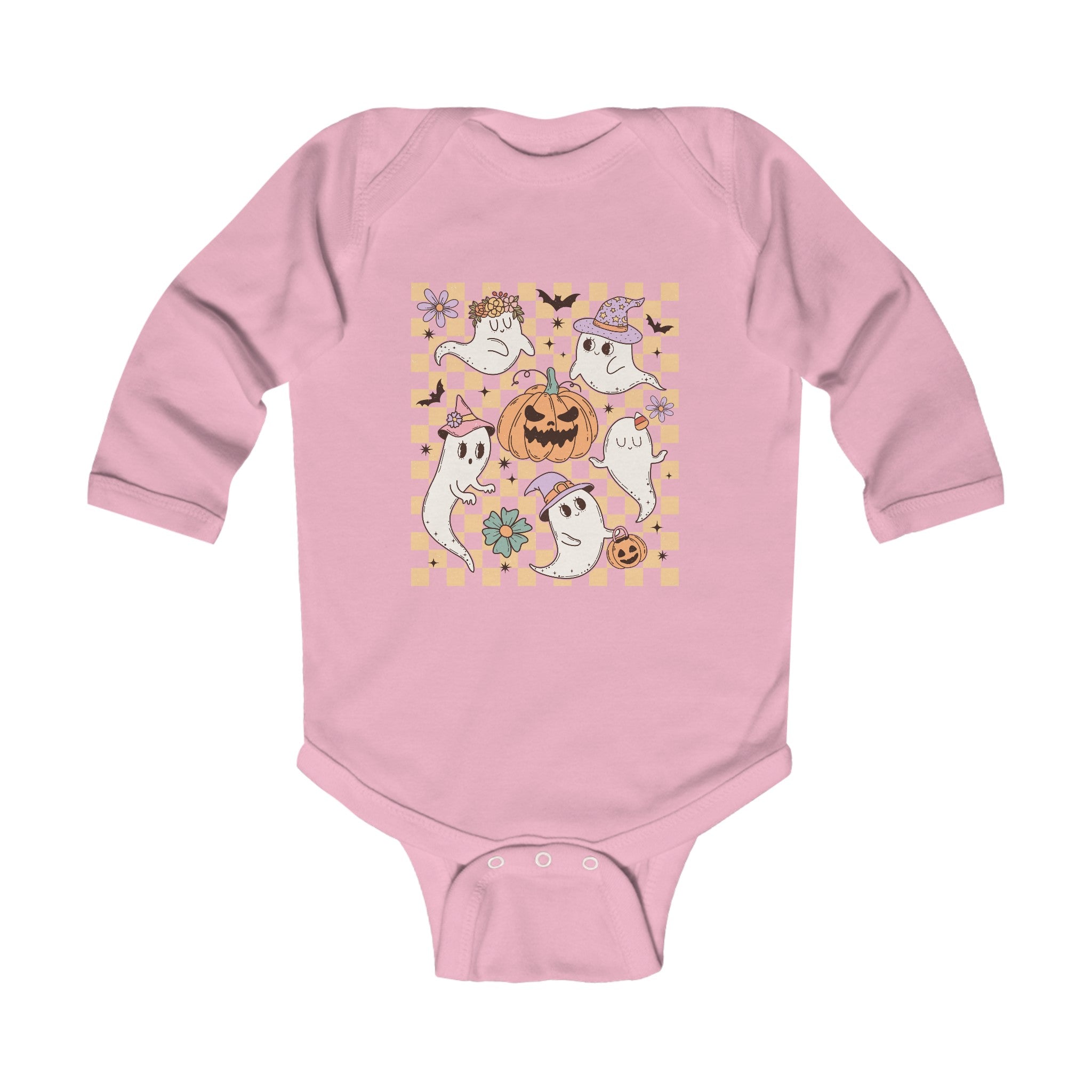 Halloween Ghosts Infant Long Sleeve Bodysuit