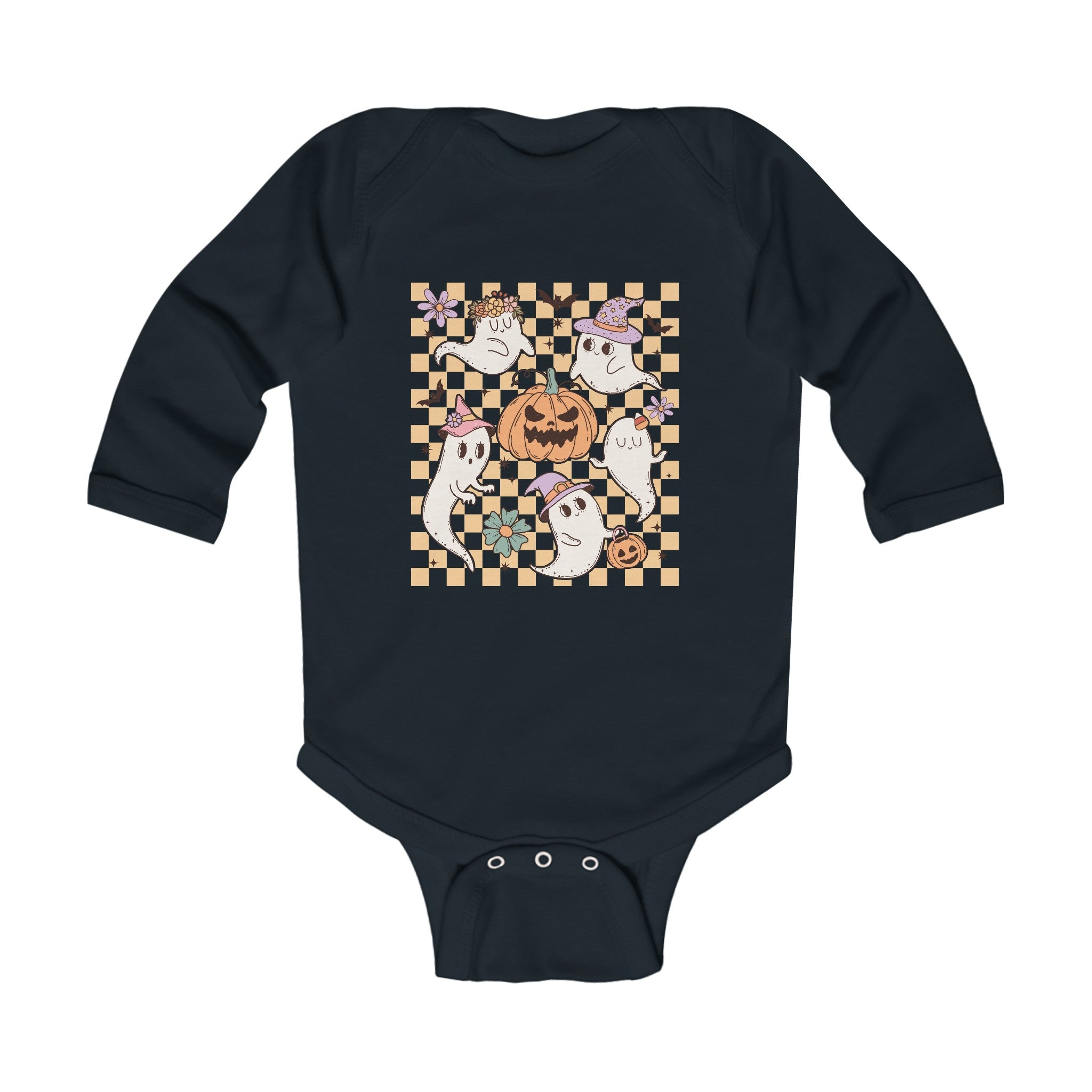 Halloween Ghosts Infant Long Sleeve Bodysuit