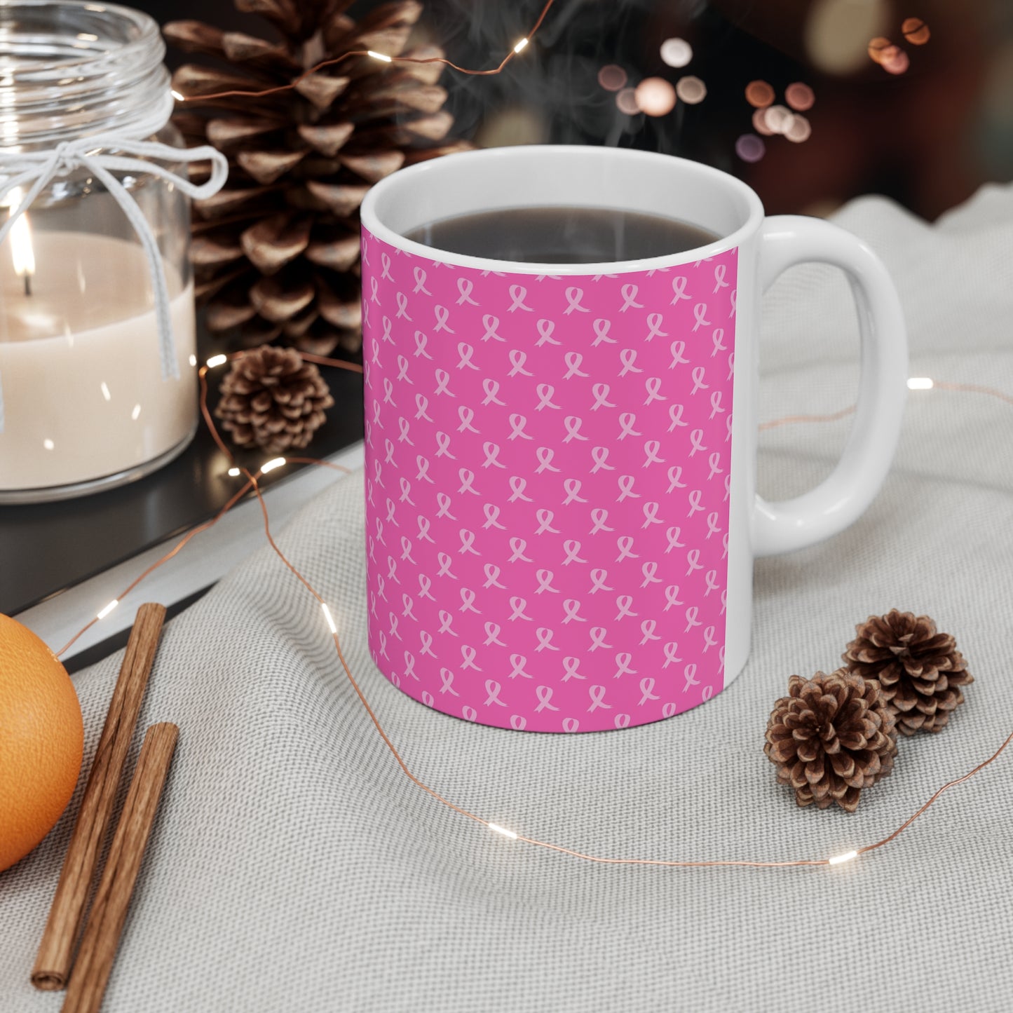 Breast Cancer Awareness Ceramic Mug 11oz