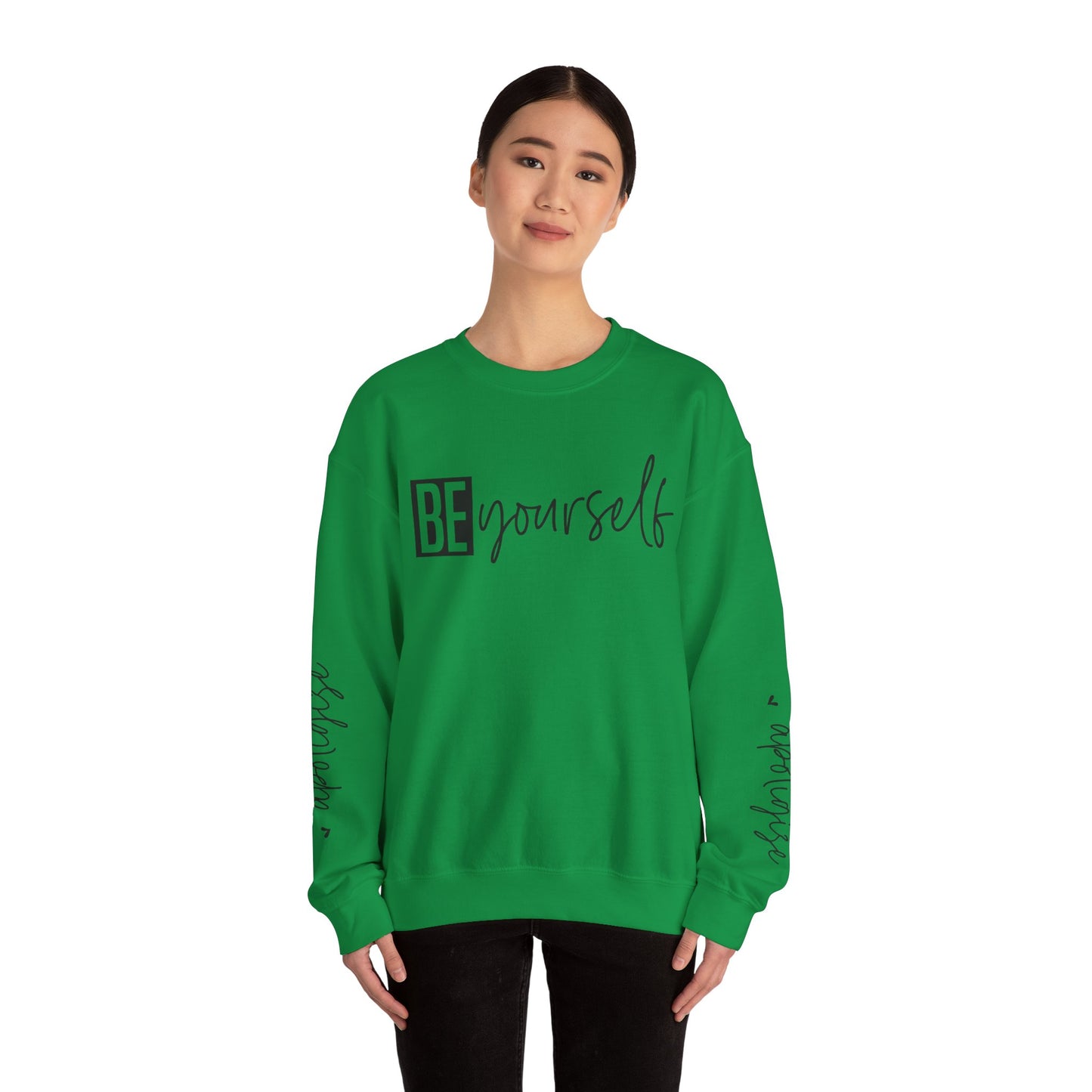 Be Yourself & Dont Apologise, Unisex Heavy Blend™ Crewneck Sweatshirt