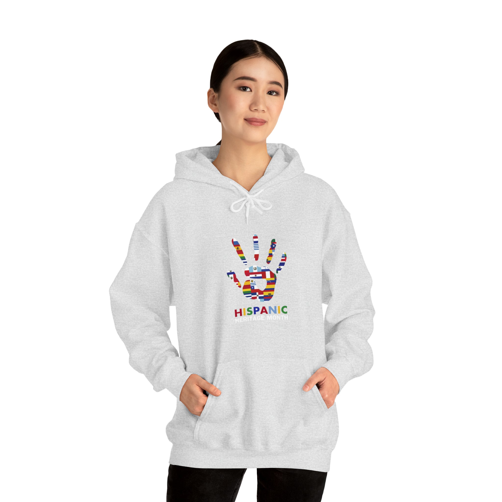Flag Handprint - Hispanic Heritage Month Unisex Hoodie