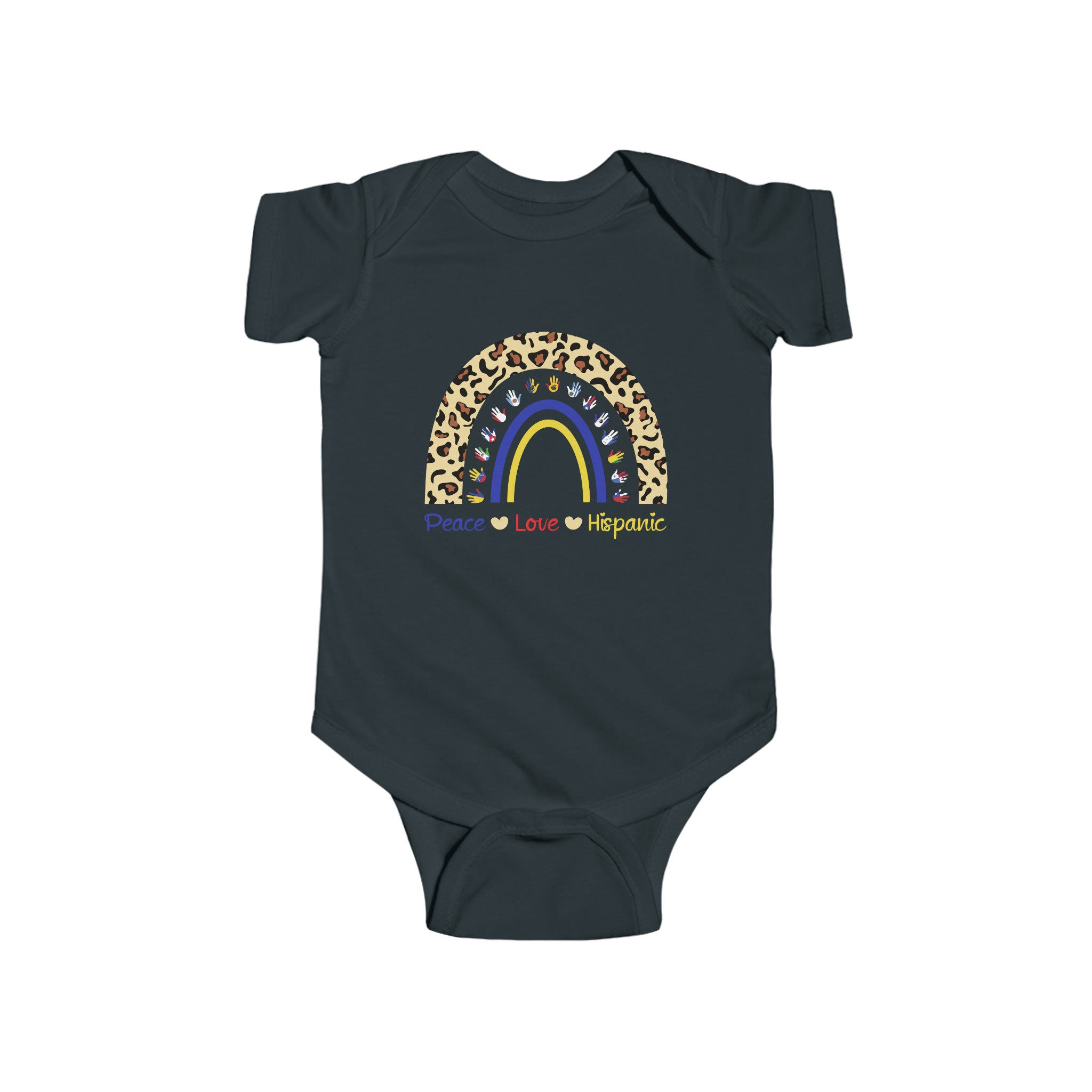 Leopard Rainbow - Hispanic Heritage Month Infant  Bodysuit