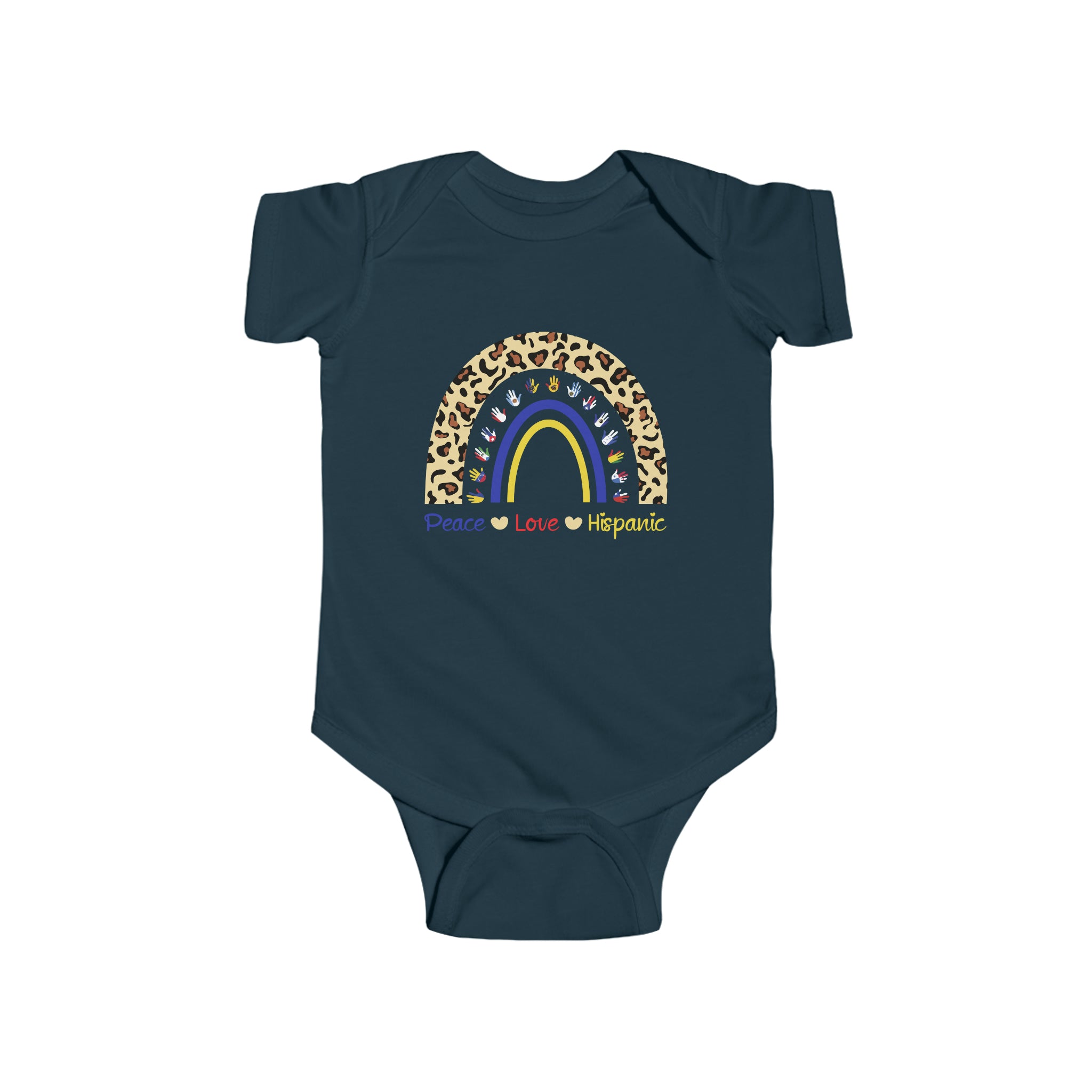 Leopard Rainbow - Hispanic Heritage Month Infant  Bodysuit