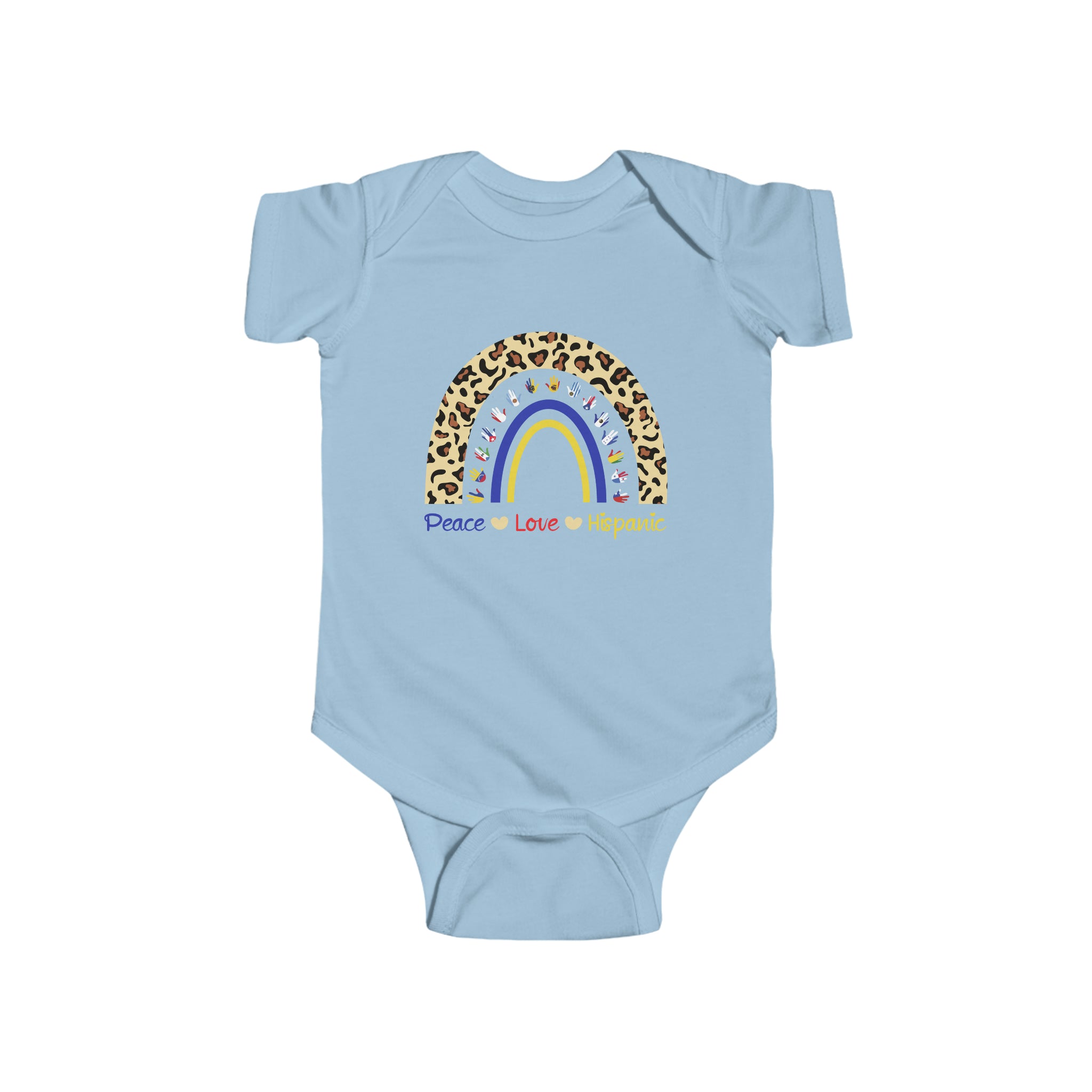 Leopard Rainbow - Hispanic Heritage Month Infant  Bodysuit