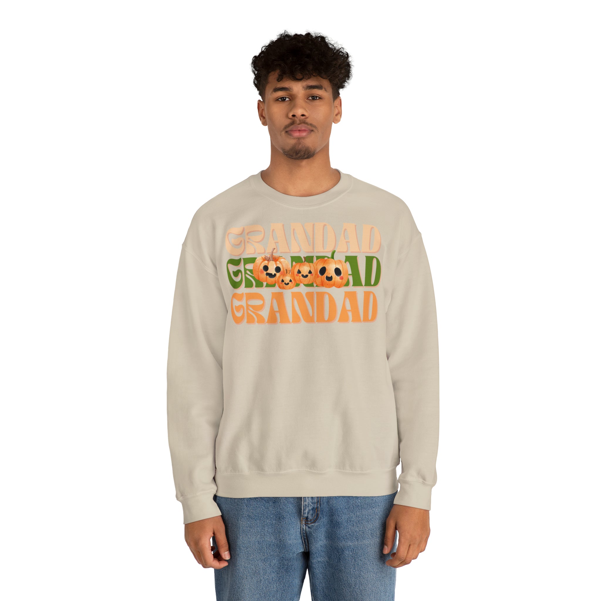 Grandad Pumpkin Unisex Heavy Blend™ Crewneck Sweatshirt