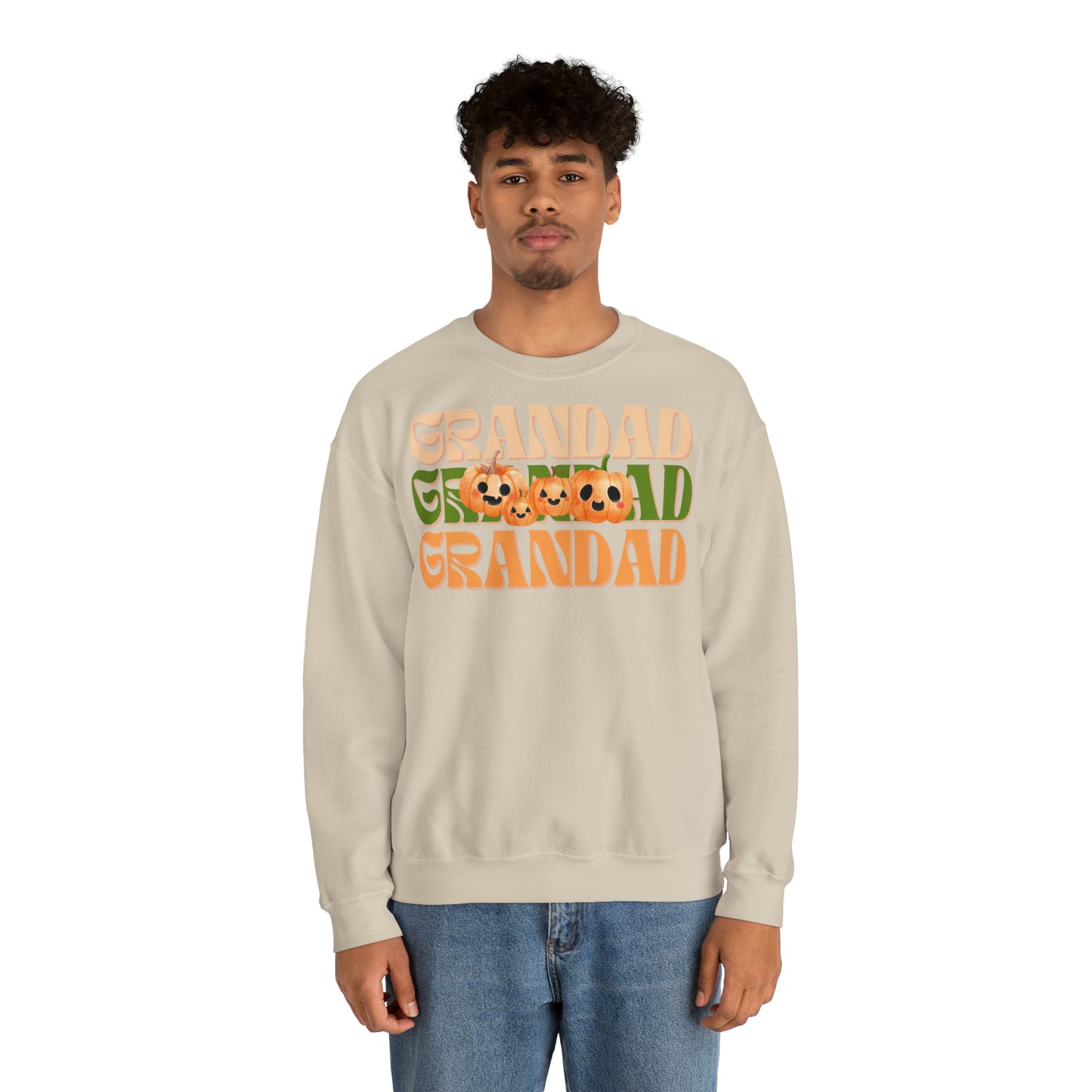 Grandad Pumpkin Unisex Heavy Blend™ Crewneck Sweatshirt