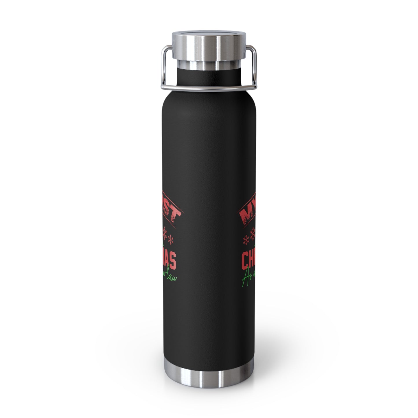 My First Christmas as a Father-In-Law Copper Vacuum Insulated Bottle, 22oz