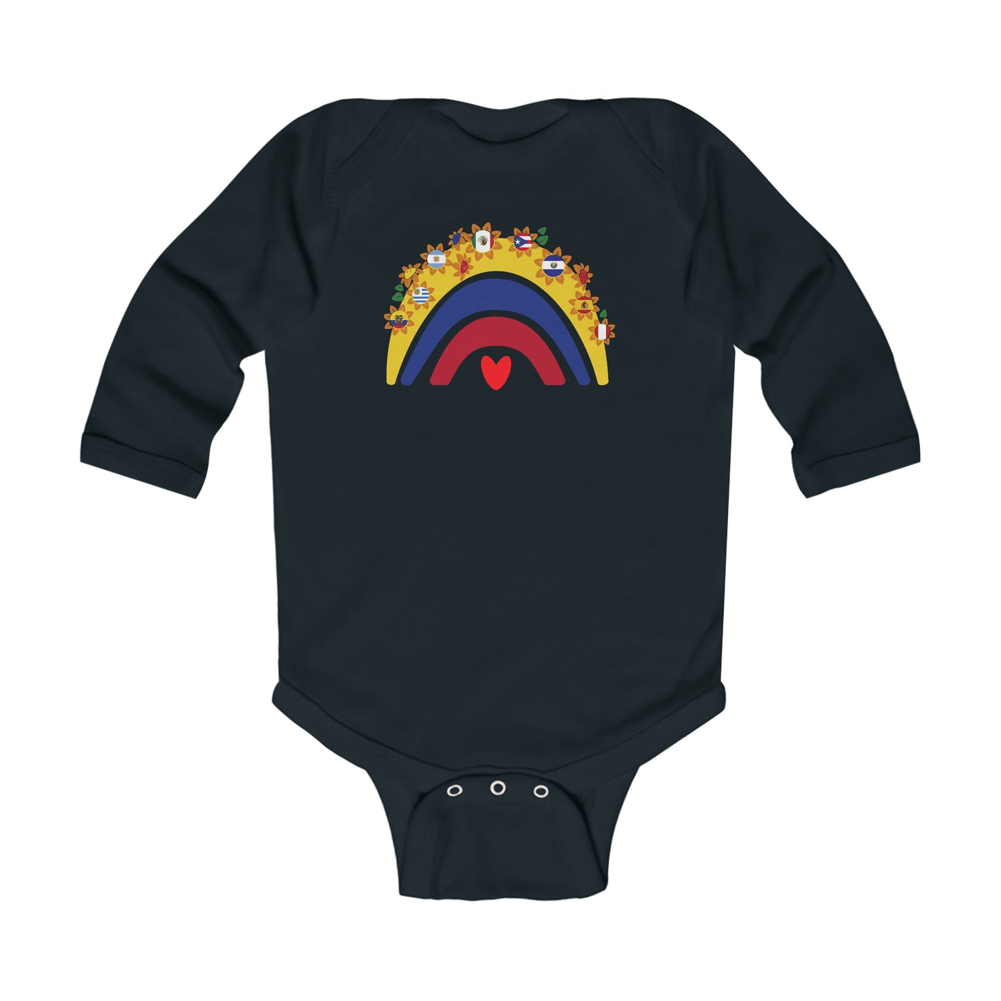 Hispanic Heritage Month Infant Long Sleeve Bodysuit