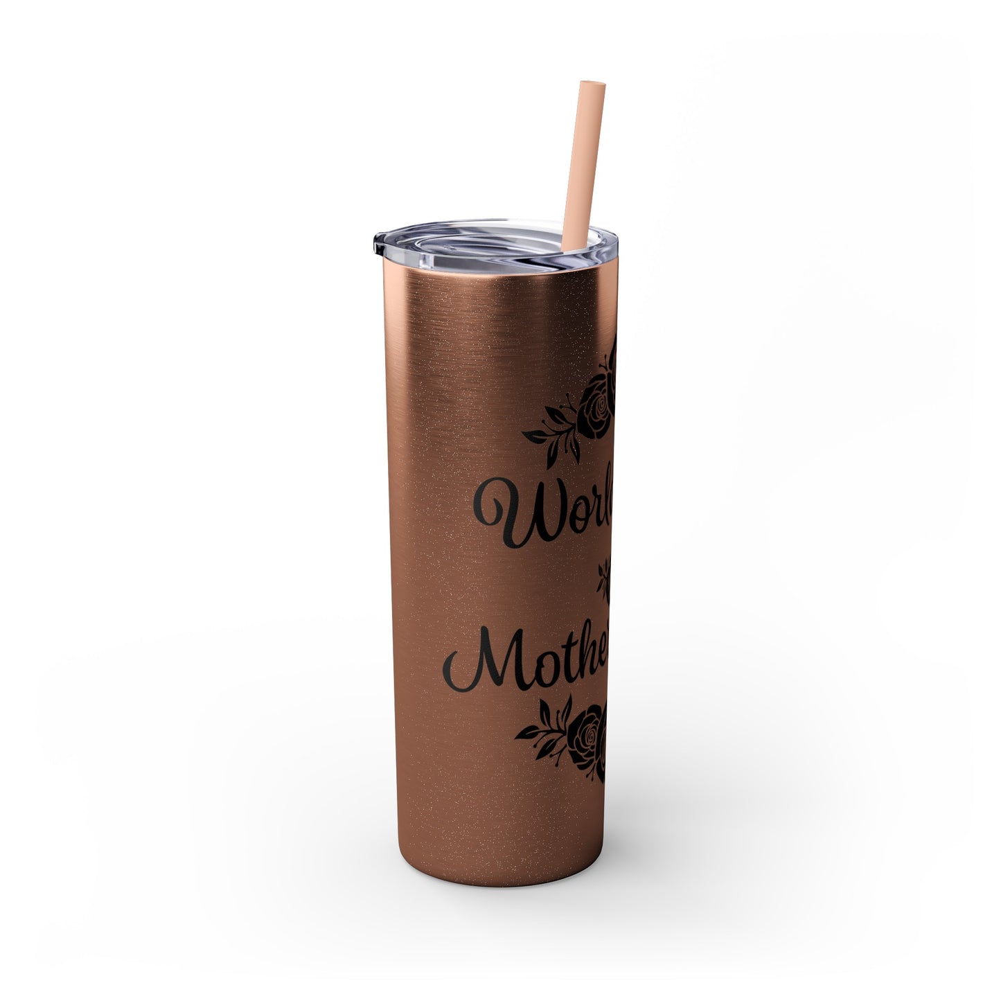 World's Best Mother-In-Law Skinny Tumbler with Straw, 20oz