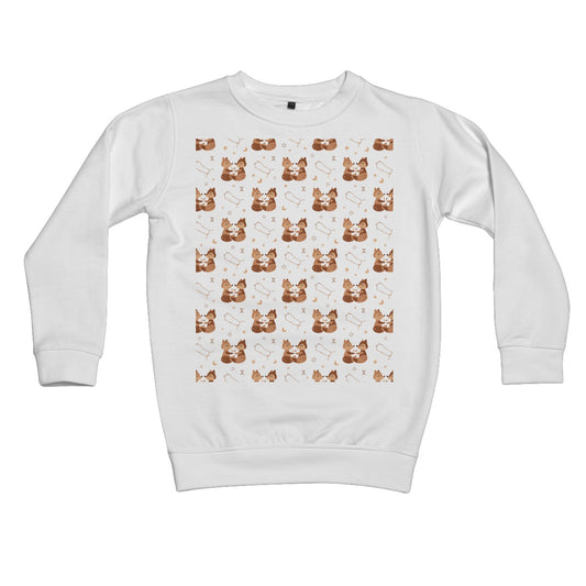 Gemini Pattern Kids Sweatshirt