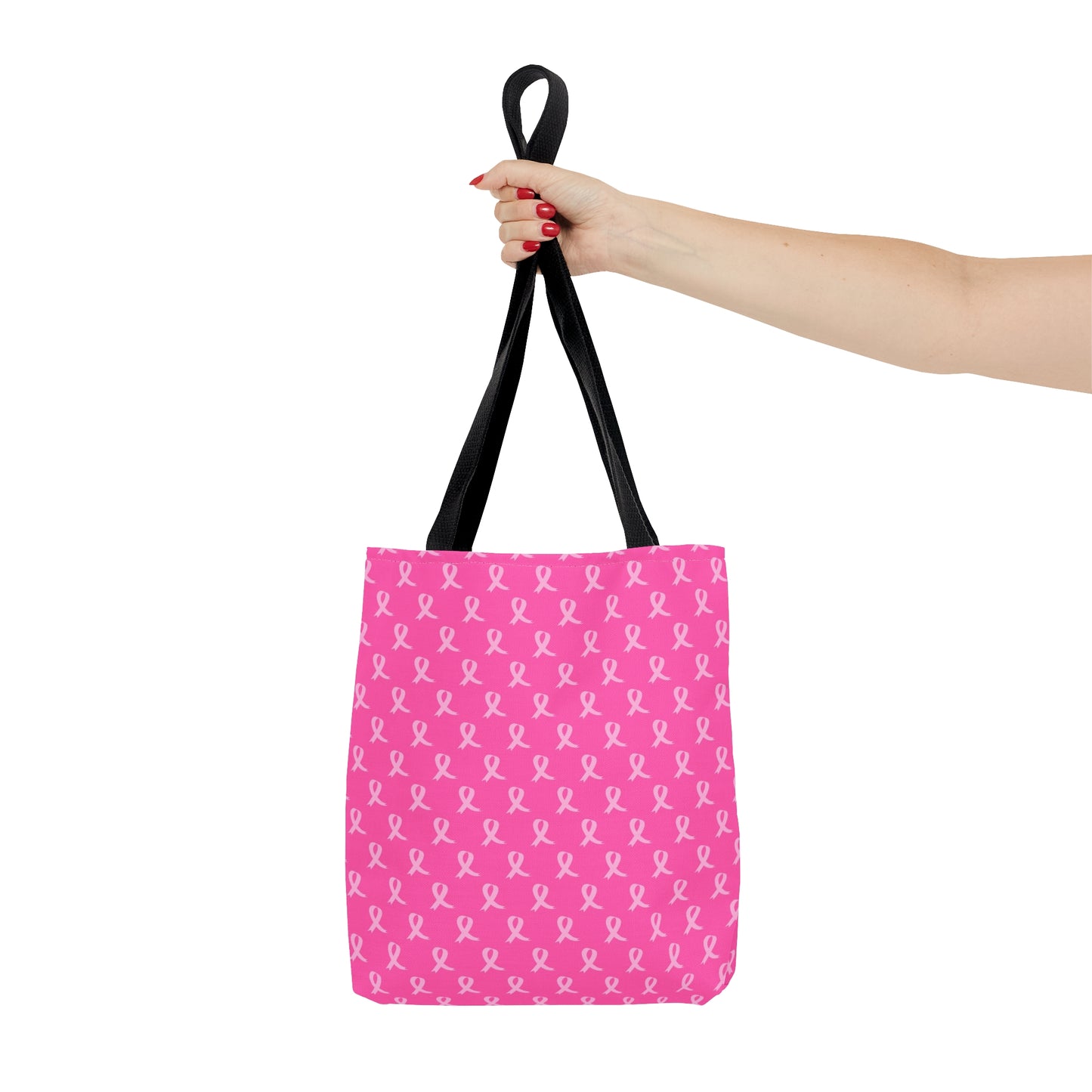 Pink Ribbon Breast Cancer Awareness Tote Bag