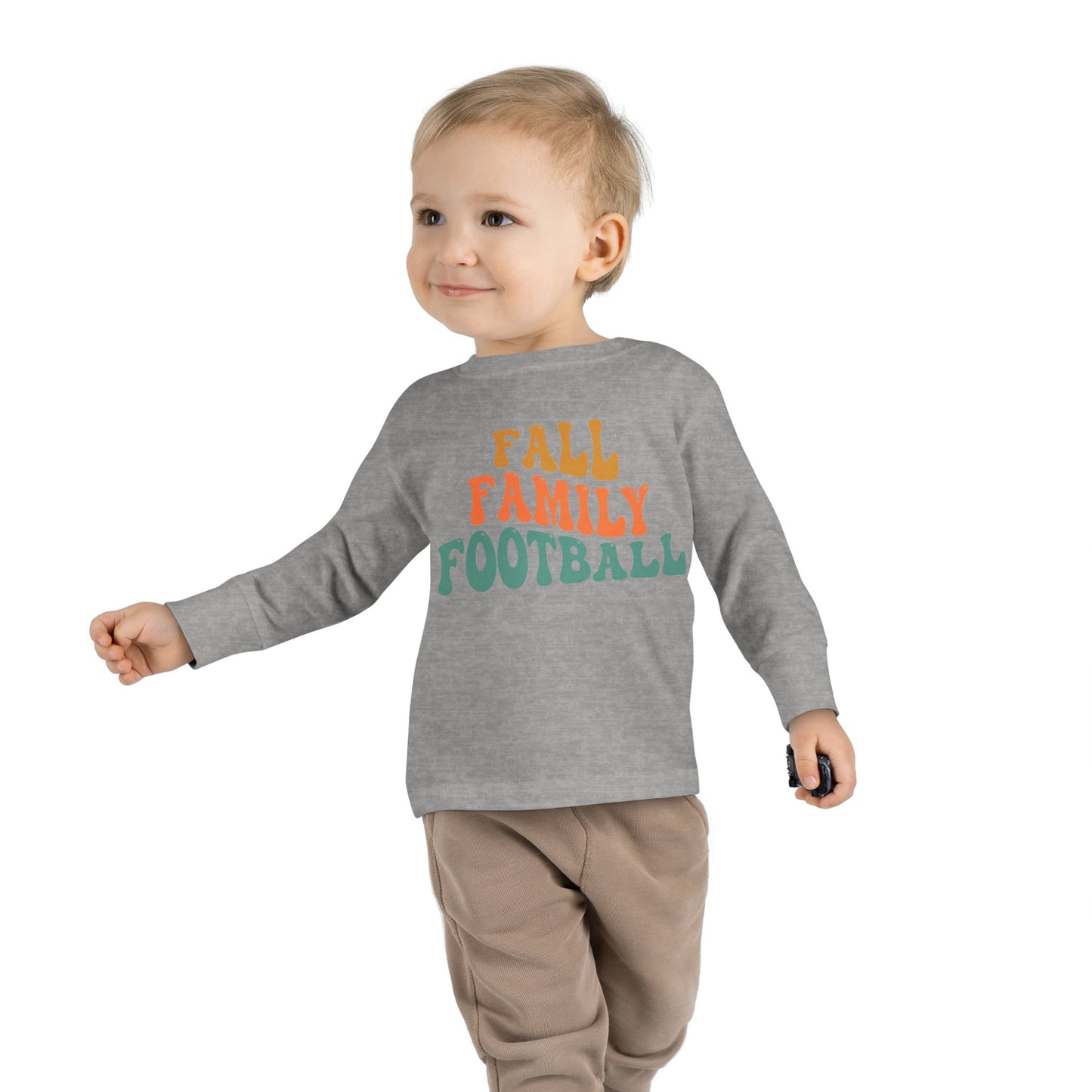 Fall Family Football Toddler Long Sleeve Tee